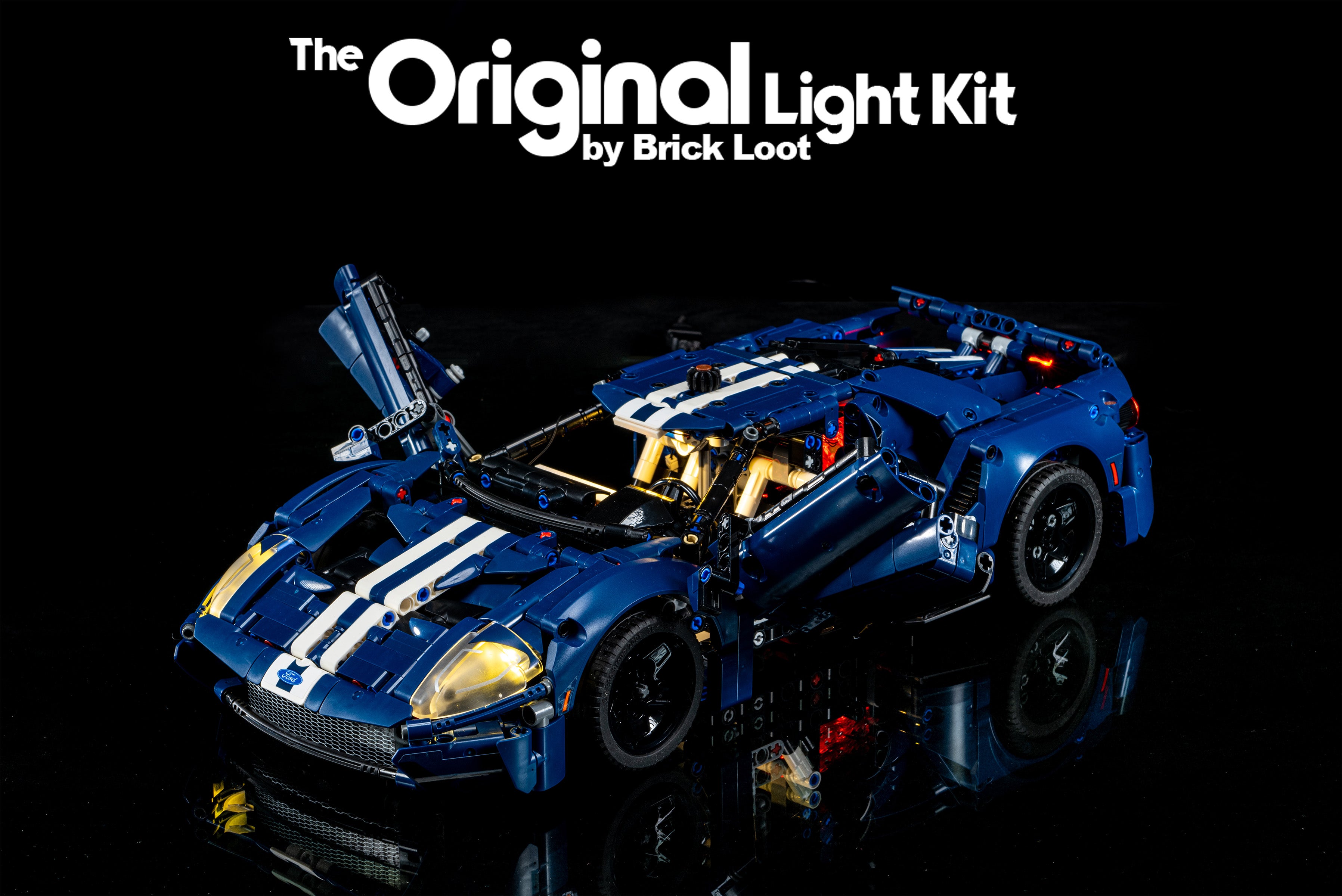 Lego technic mustang built using only lego ford gt 42154 parts. : r/Ford