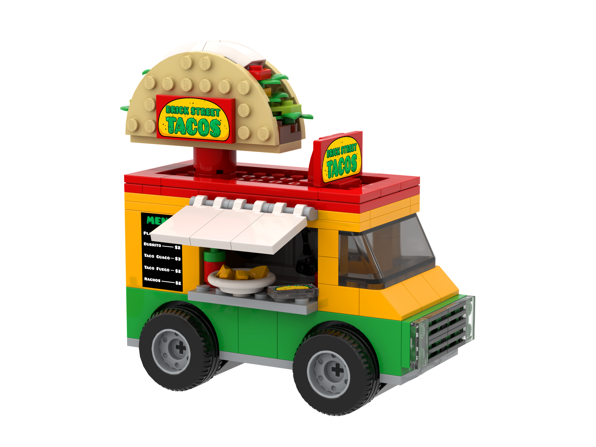 Lego pizza truck discount instructions