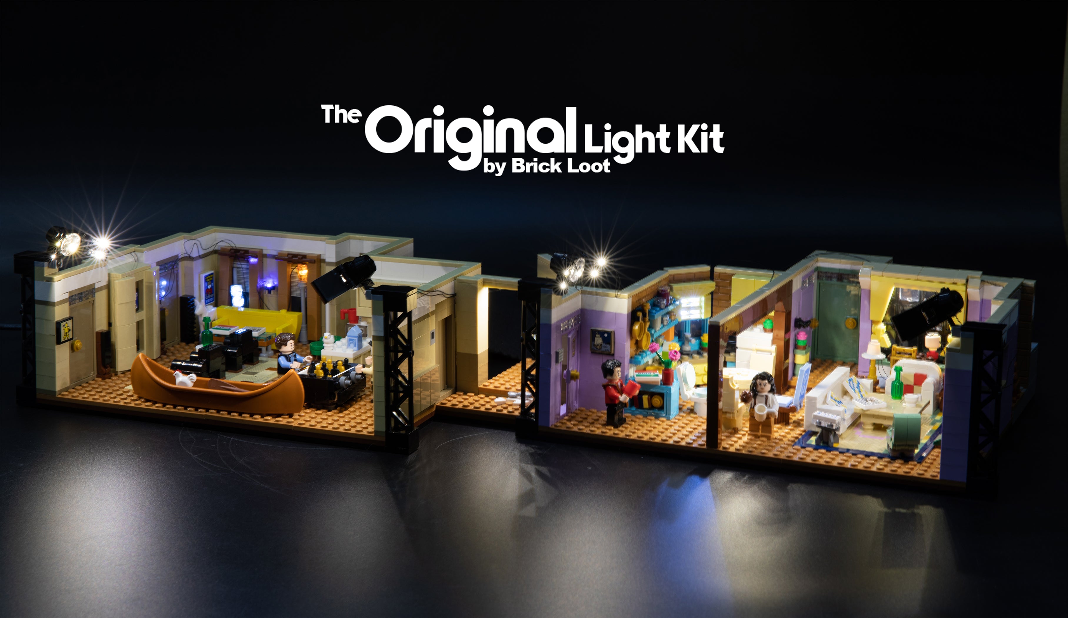 Kit d'éclairage pour Lego Friends Apartment 10292, blocs, briques