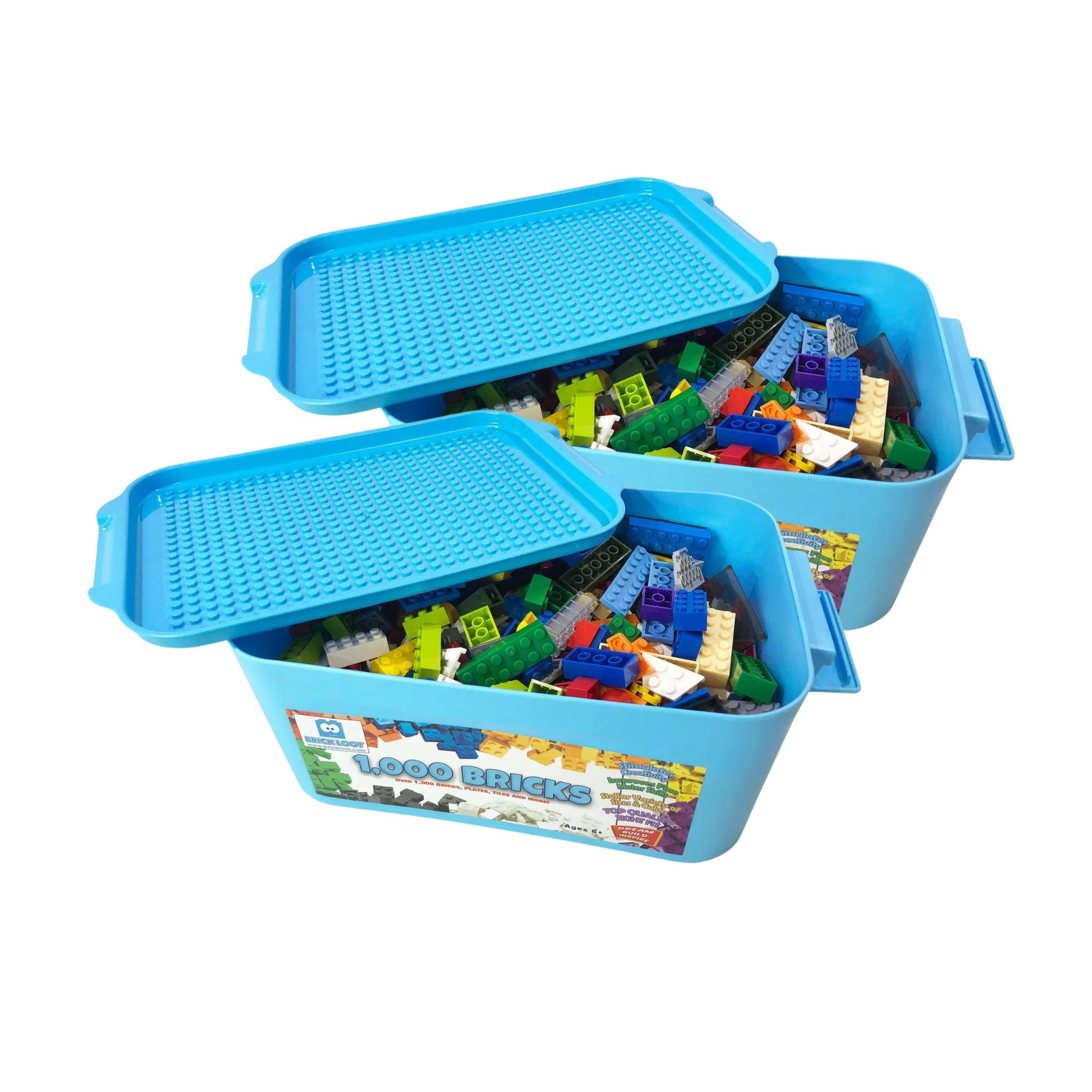 Box of Legos orders