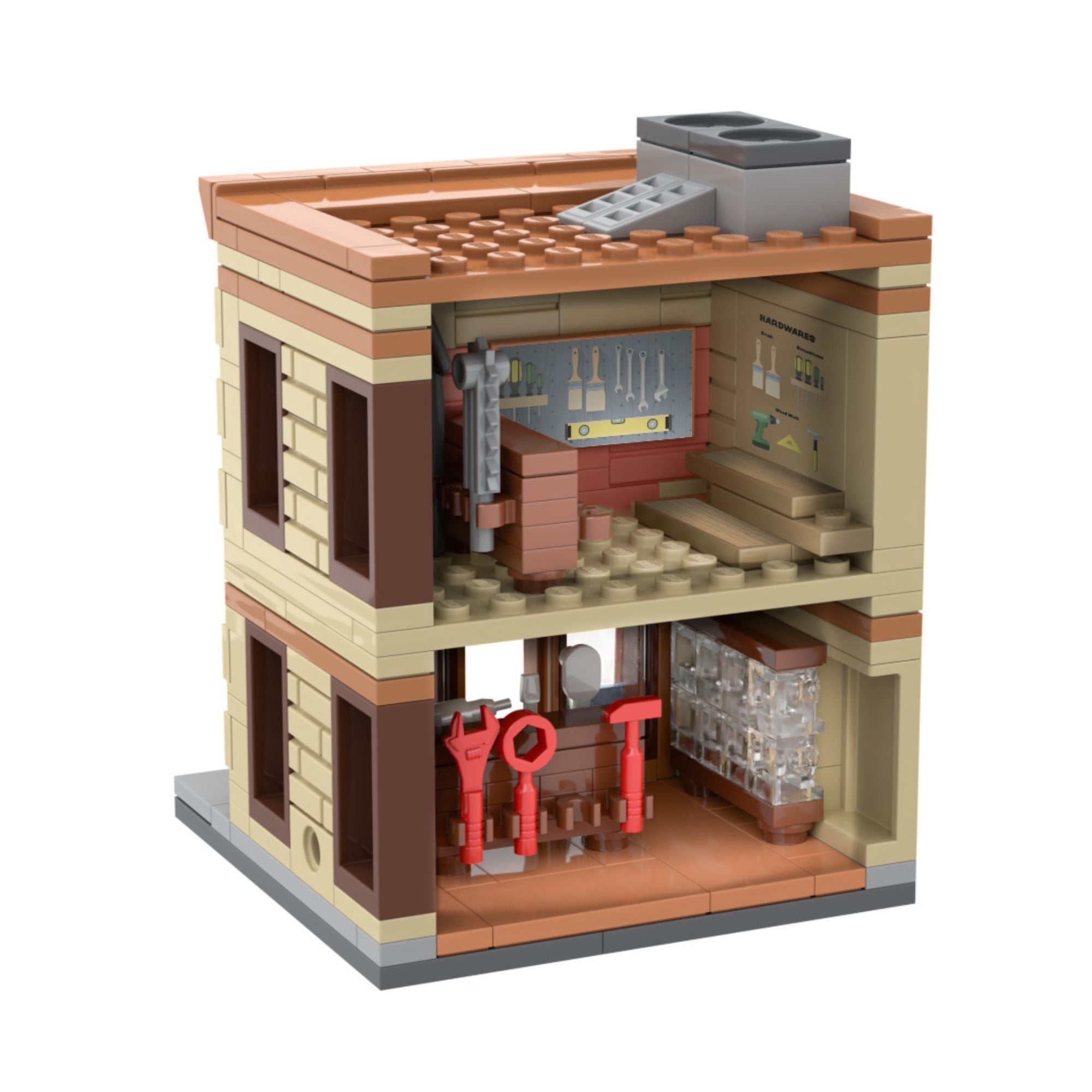 Mini City - Hardware Store Brick Set