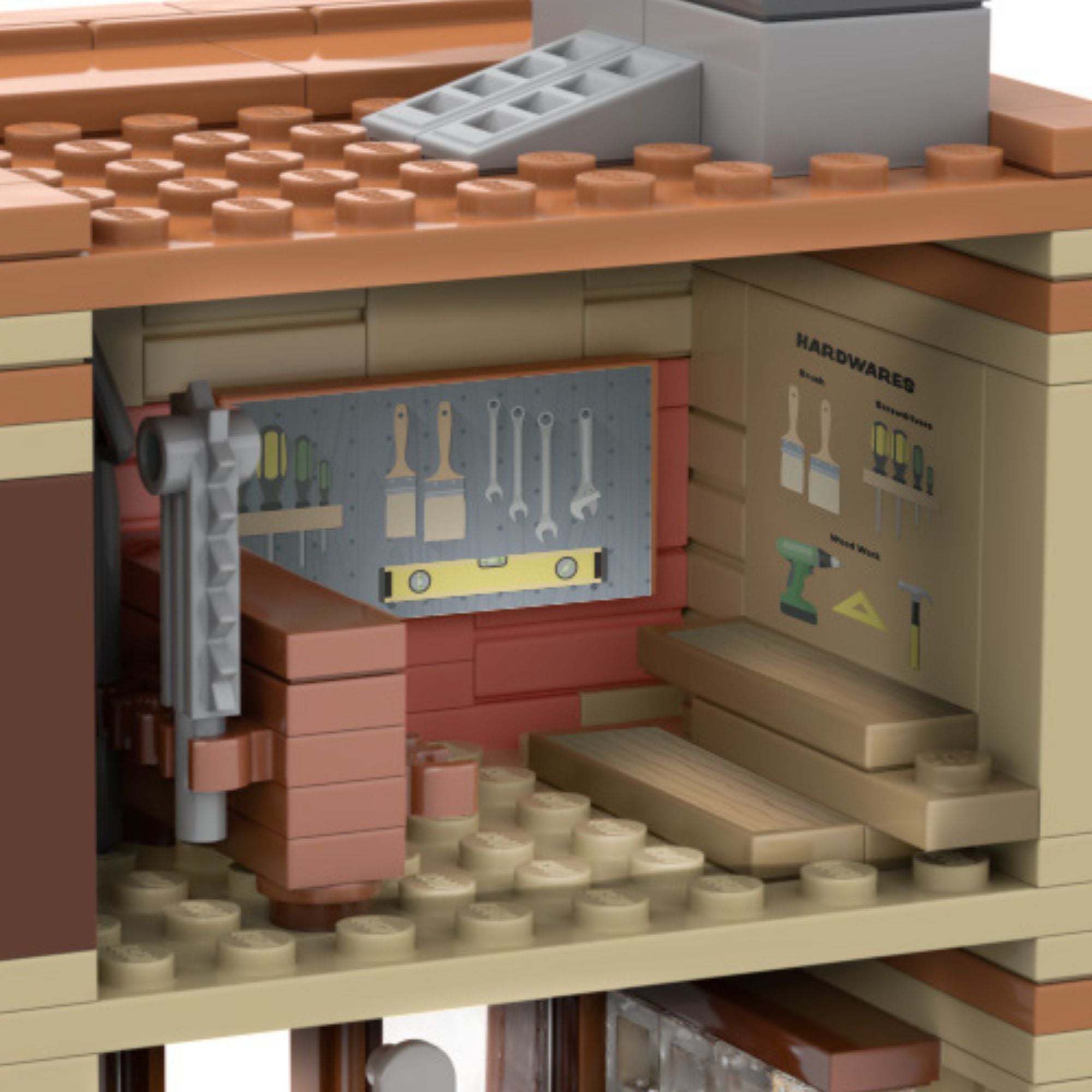 Mini City - Hardware Store Brick Set