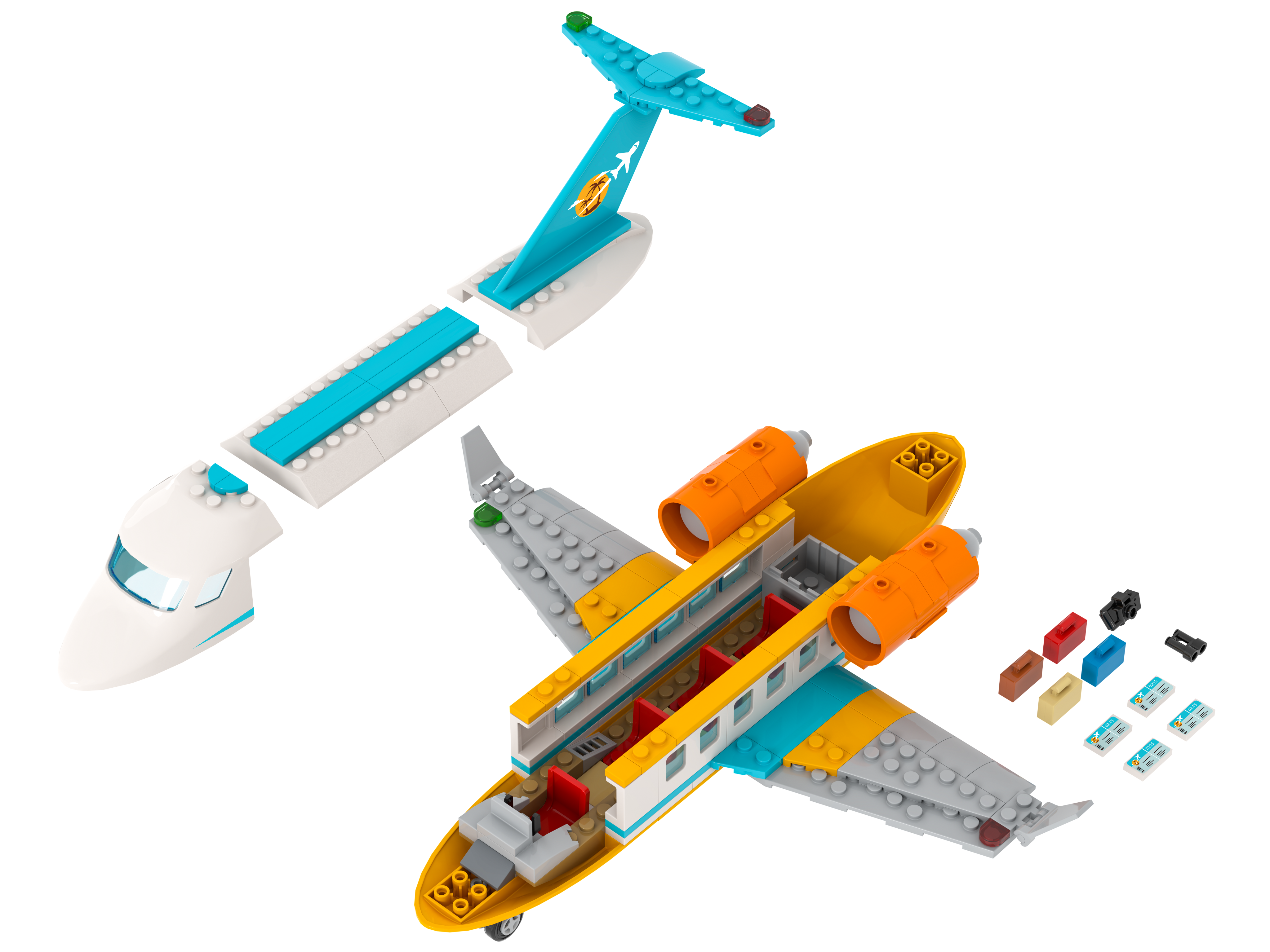 Vacation Airlines Airplane Brick Set