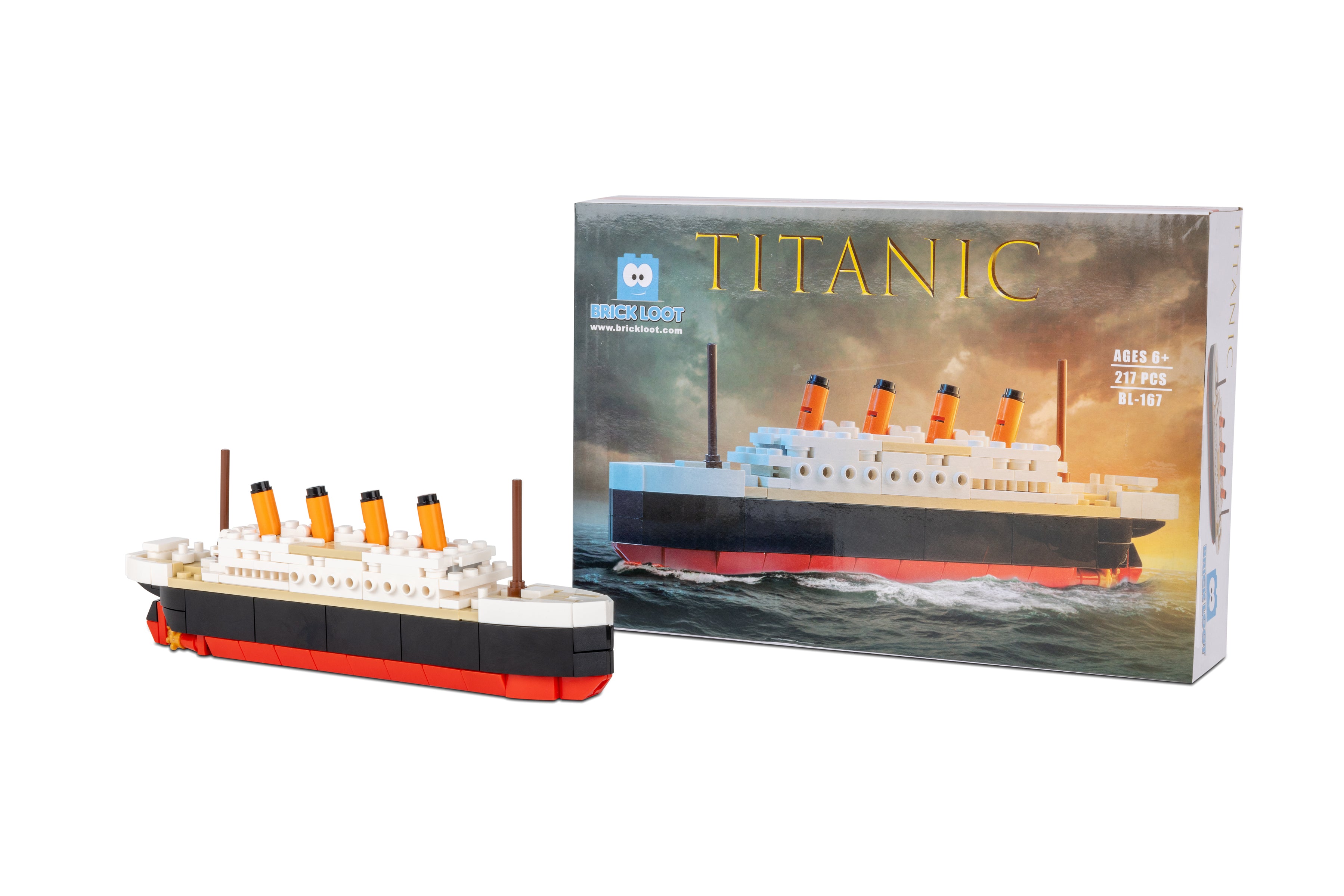 Titanic Ship Brick Set - 217 Pieces