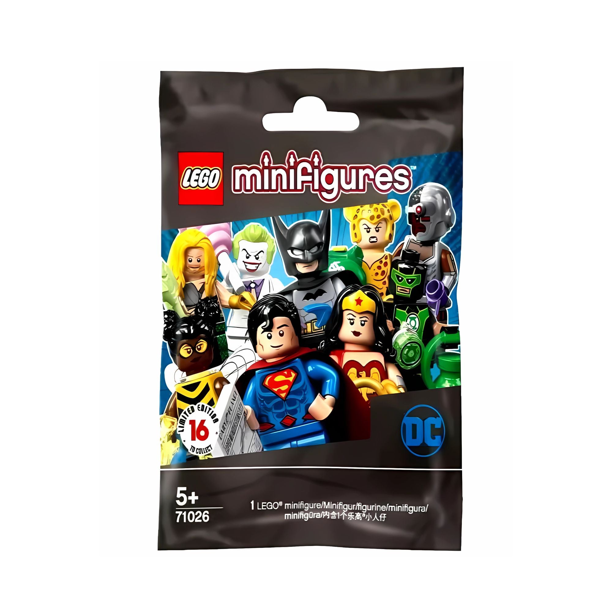 LEGO Minifigures DC Super Heroes Series – Collectible Mystery Bag (1 of 16) – Limited Edition LEGO Minifigure