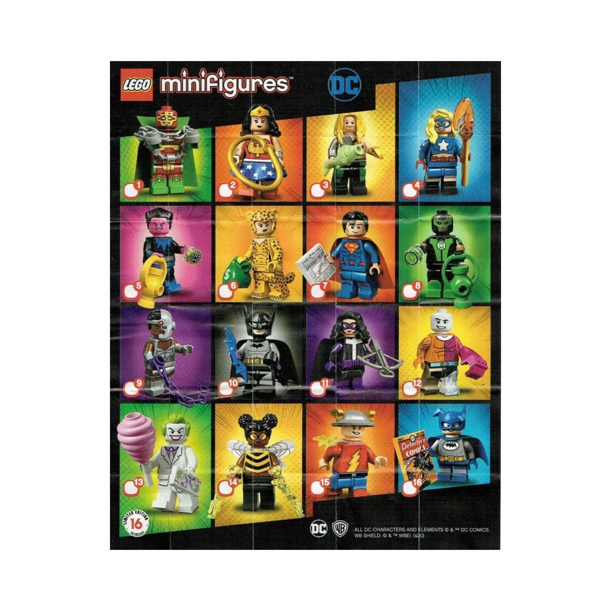 LEGO Minifigures DC Super Heroes Series – Collectible Mystery Bag (1 of 16) – Limited Edition LEGO Minifigure