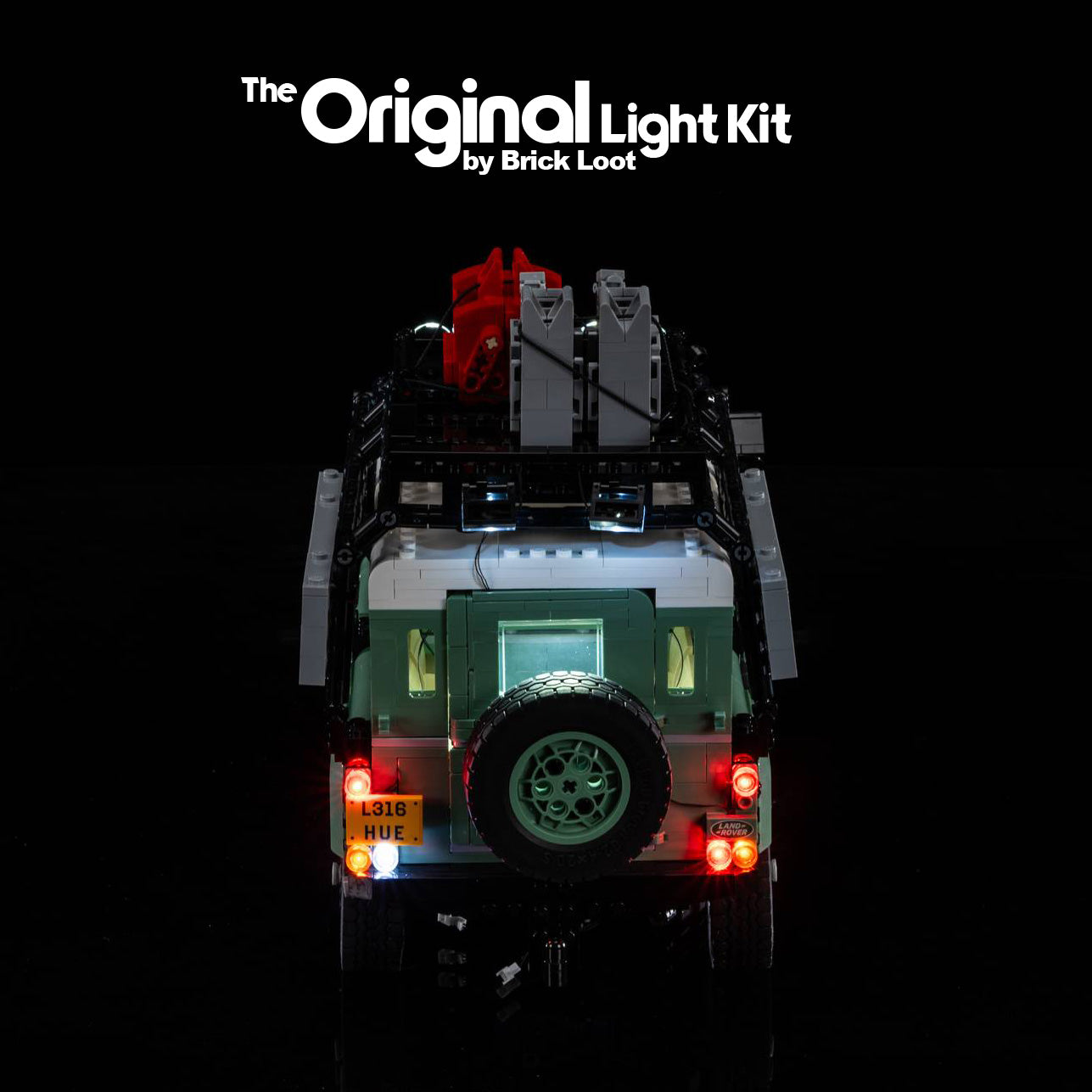 Lego land rover discount lights