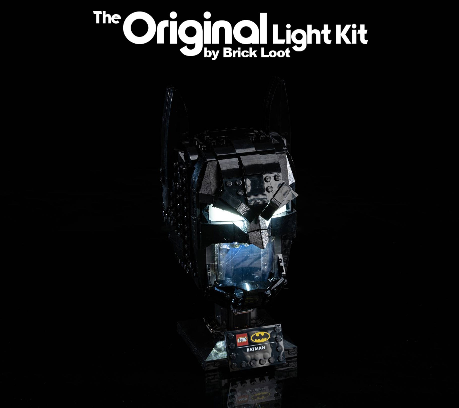 LED Lighting Kit for LEGO Batman Cowl Helmet 76182