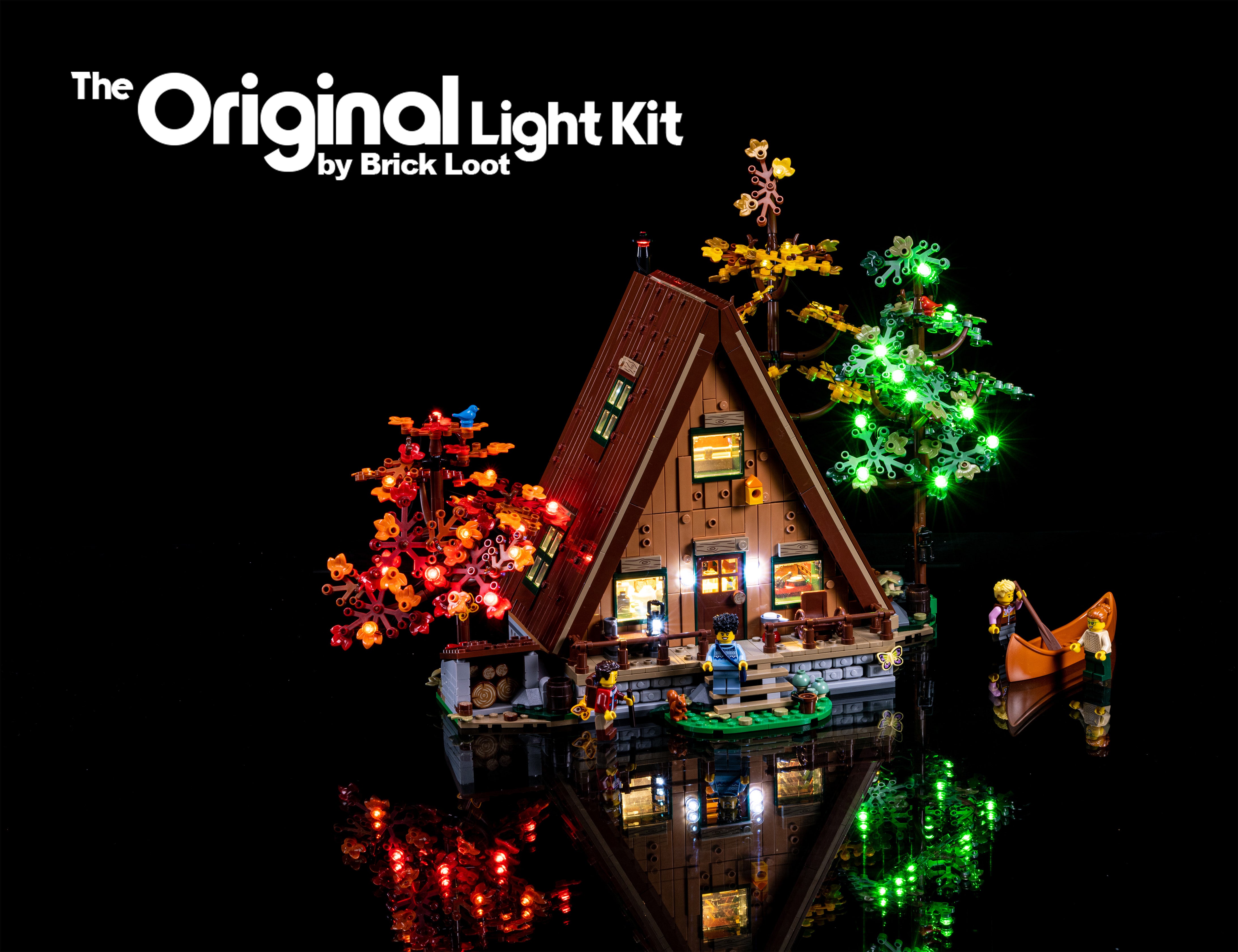 LED Lighting Kit for LEGO A-Frame Cabin (21338)