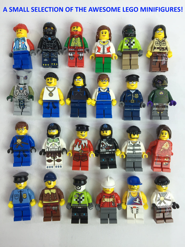 10 of LEGO Minifigures - Random! Our choice - no duplicates! – Brick