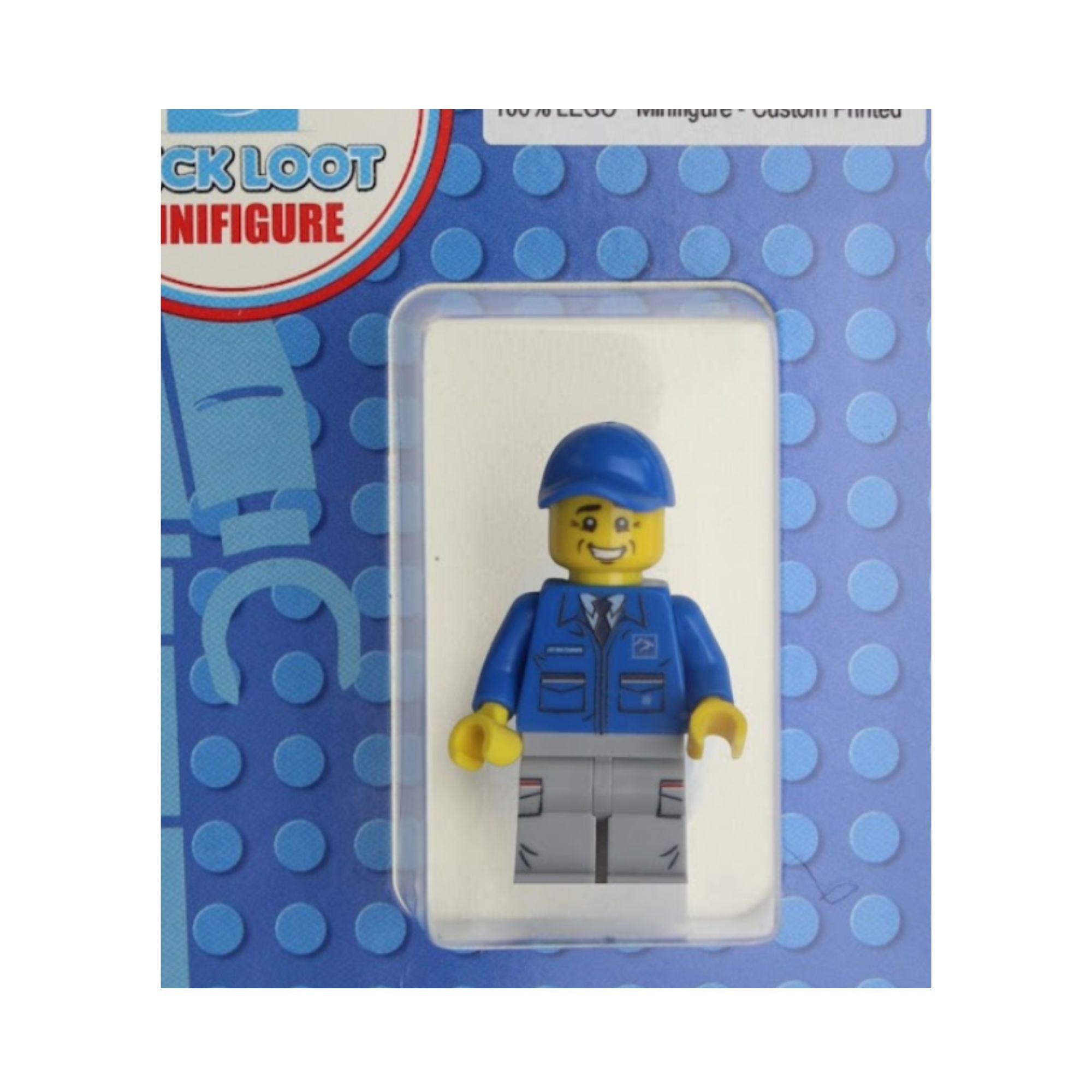 Mailman Max - The Letter Carrier - Custom Printed Limited Edition Minifigure