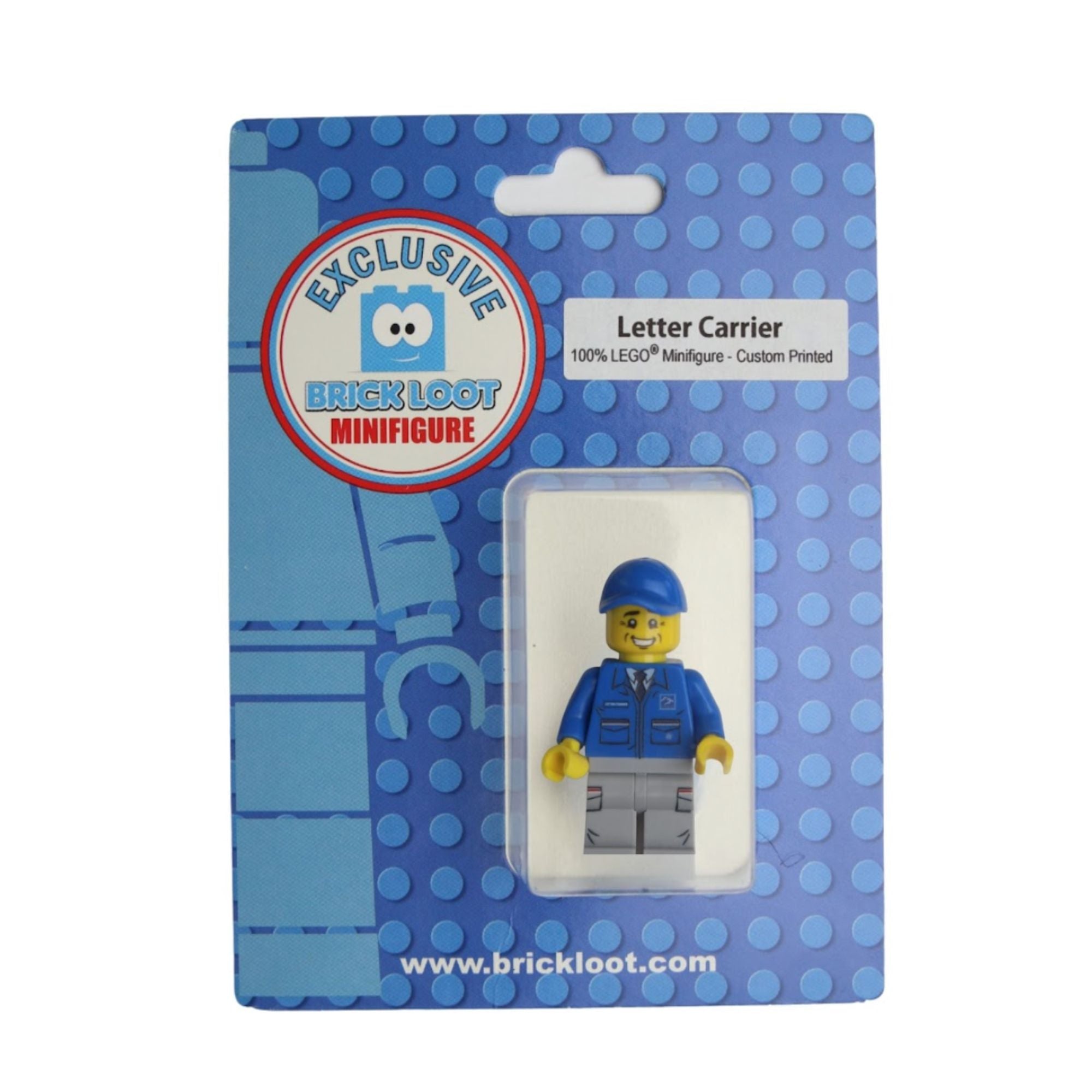 Mailman Max - The Letter Carrier - Custom Printed Limited Edition Minifigure