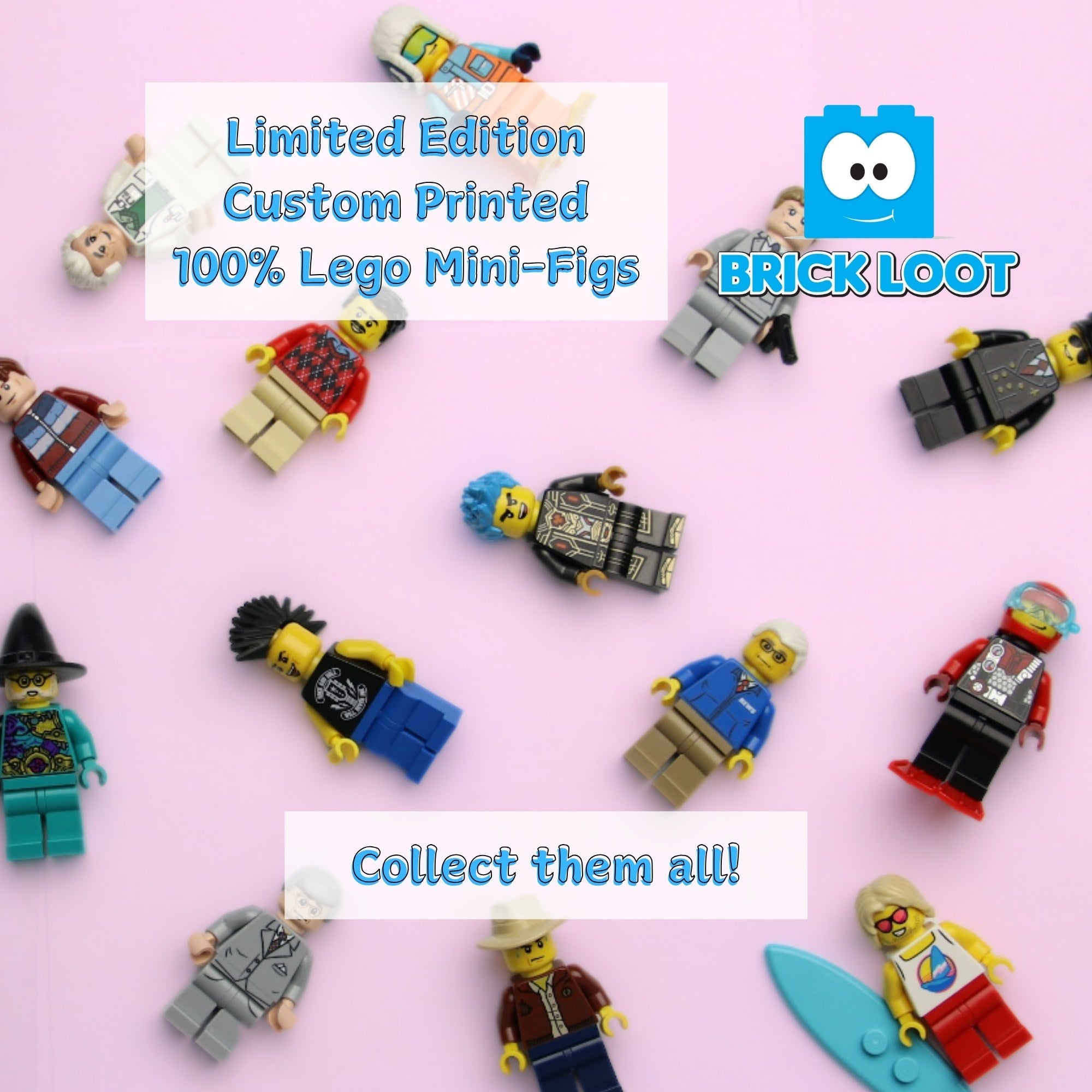 Brick Loot Exclusive Pilot Custom LEGO Minifigure LIMITED EDITION