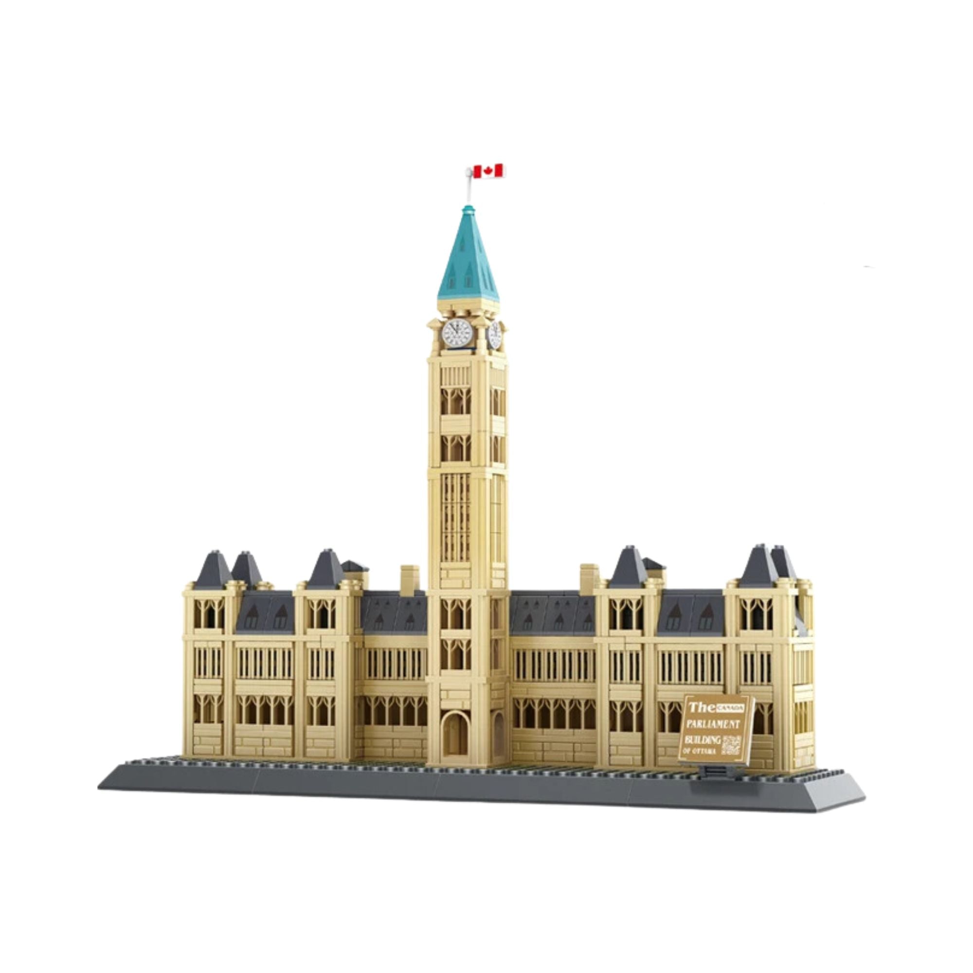 Architecture The Canadian Parliament Building Brick Set