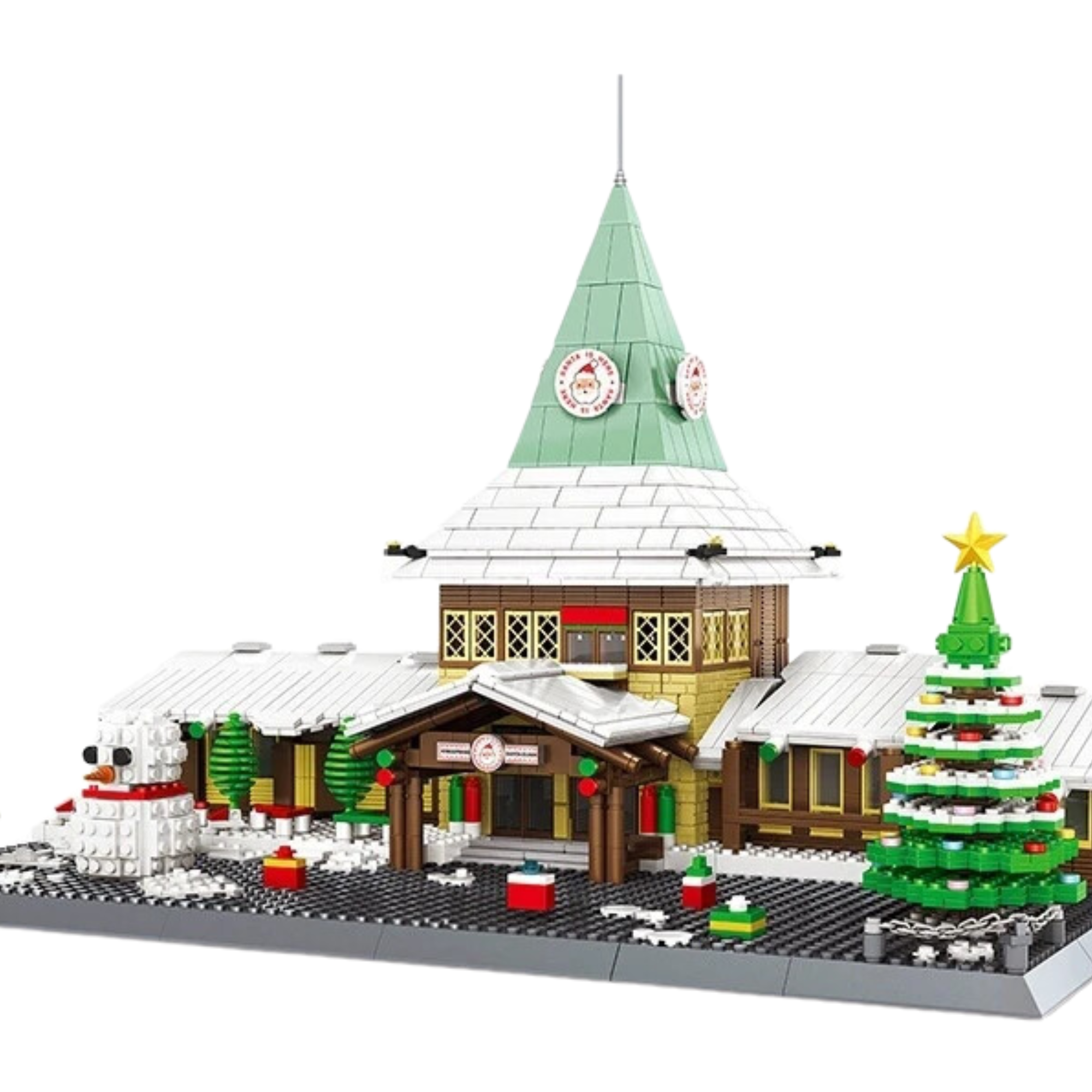 Santa Claus Office Christmas Tree Brick Set