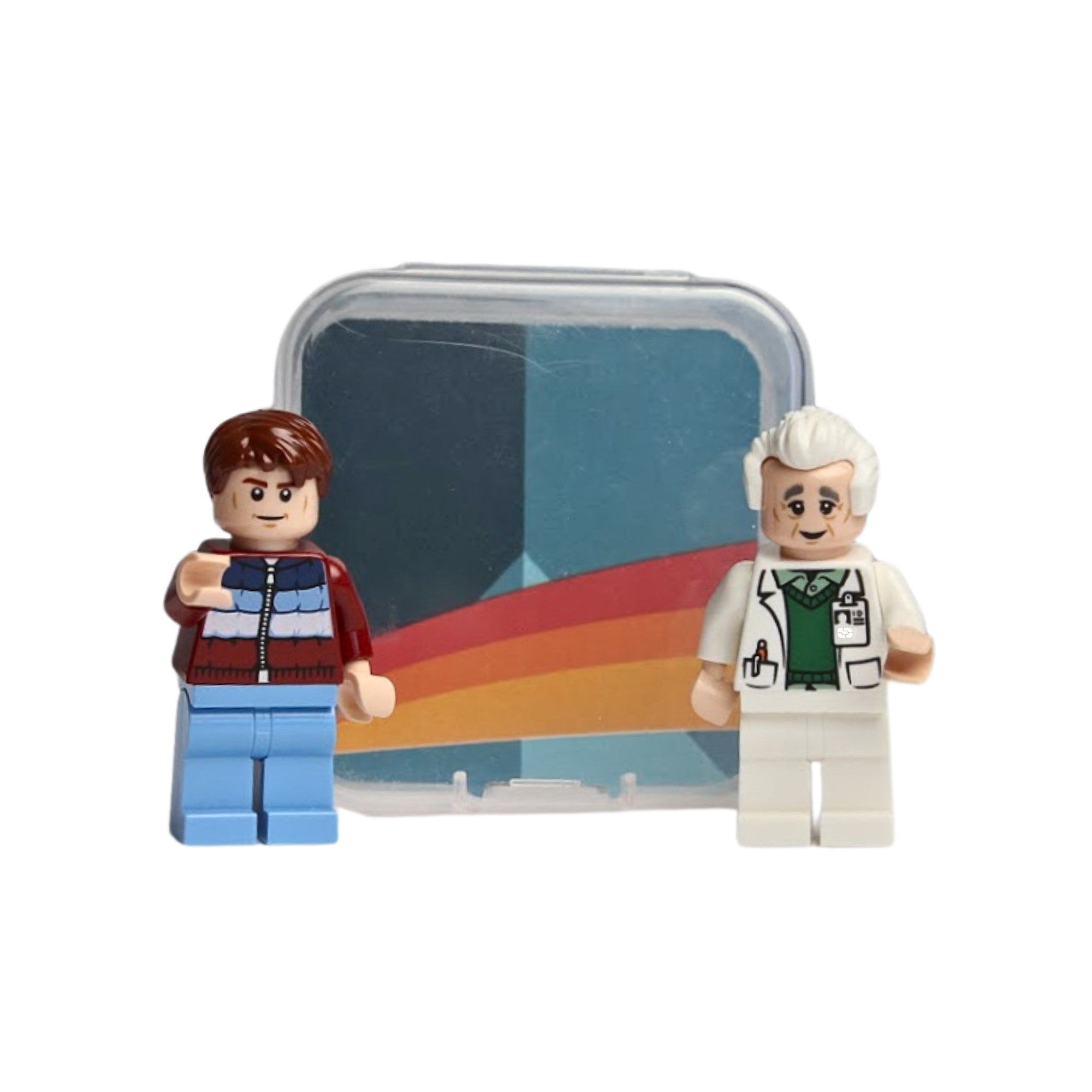 Doc and Marty - Custom Minifigure Duo