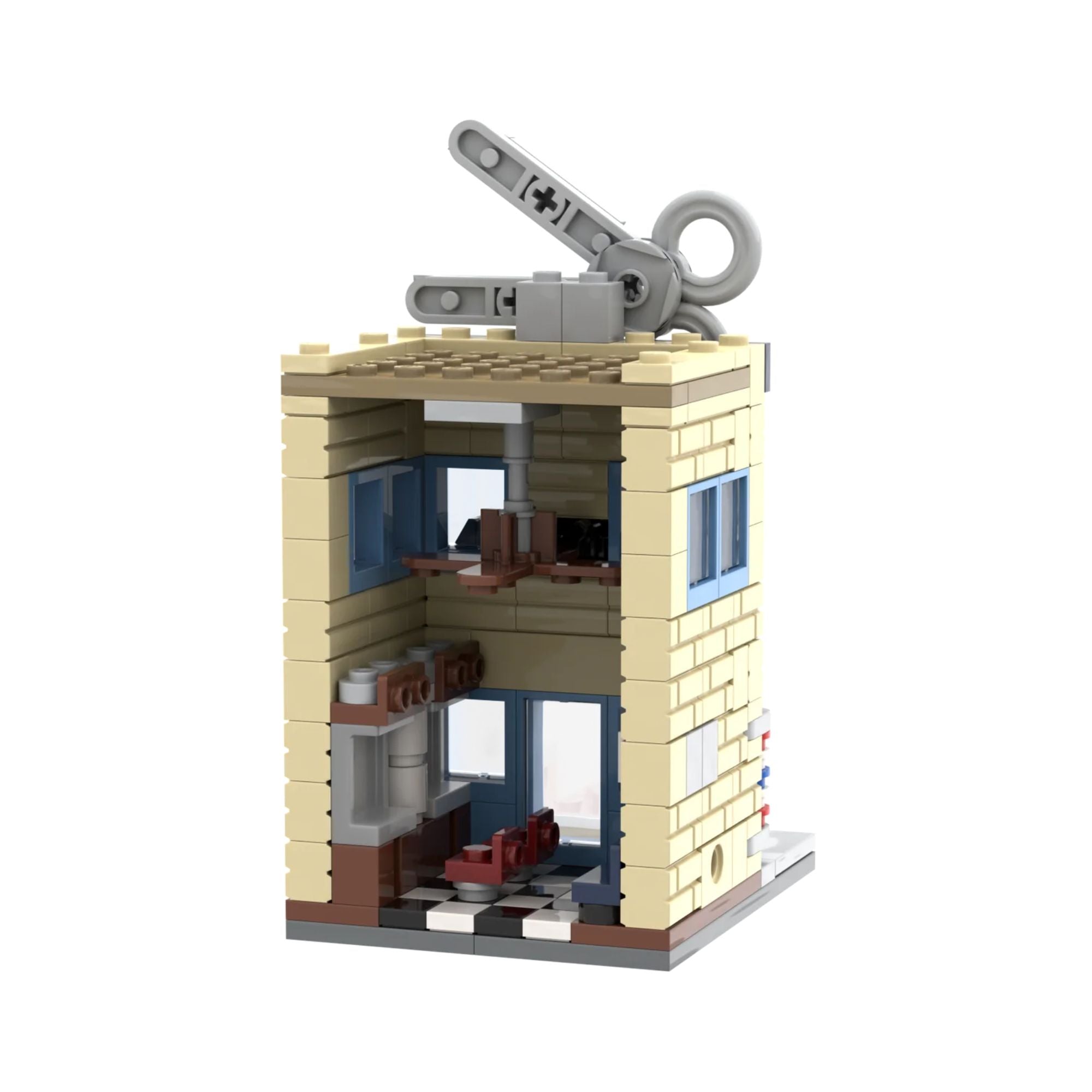 Mini City - Barber Shop Brick Set