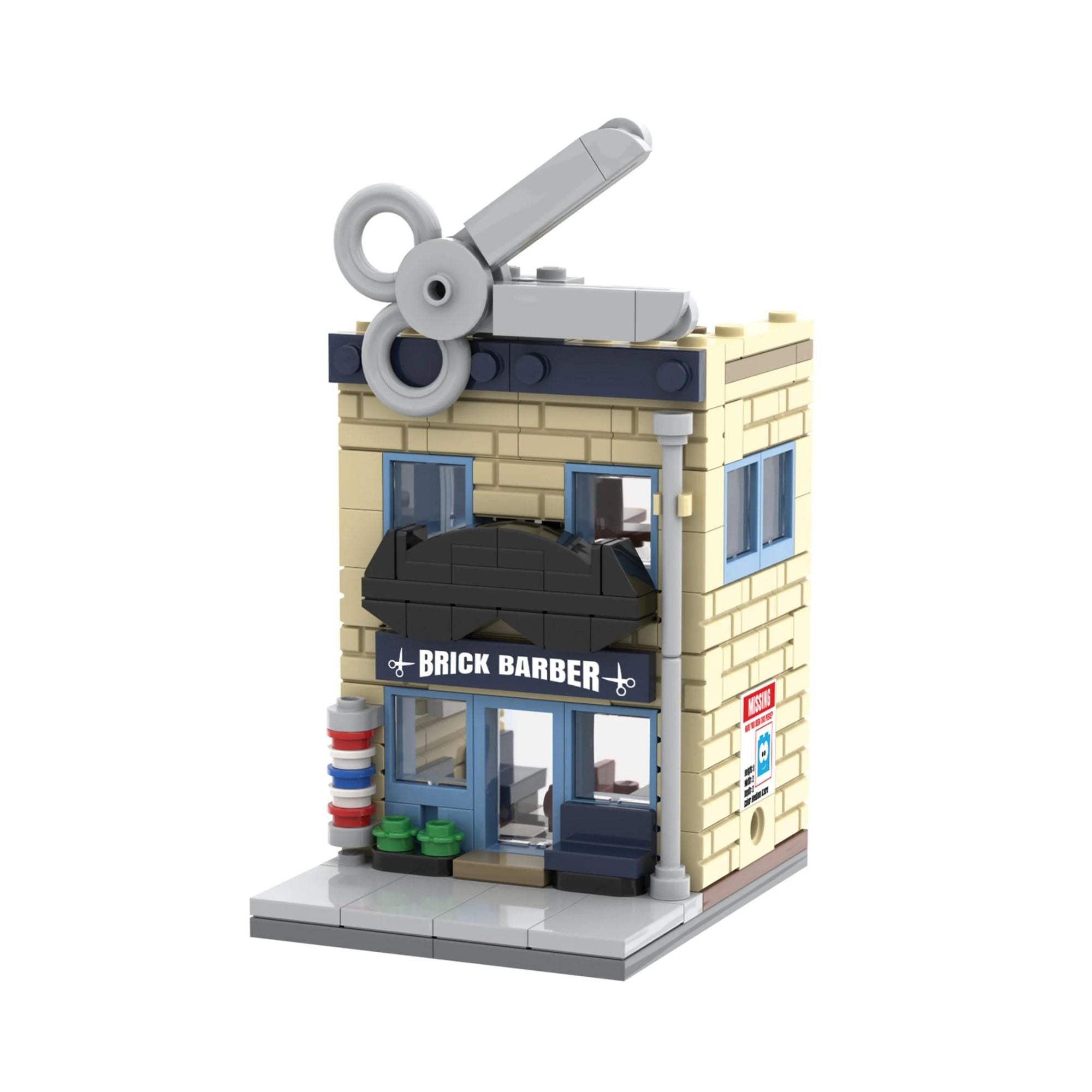 Mini City - Barber Shop Brick Set