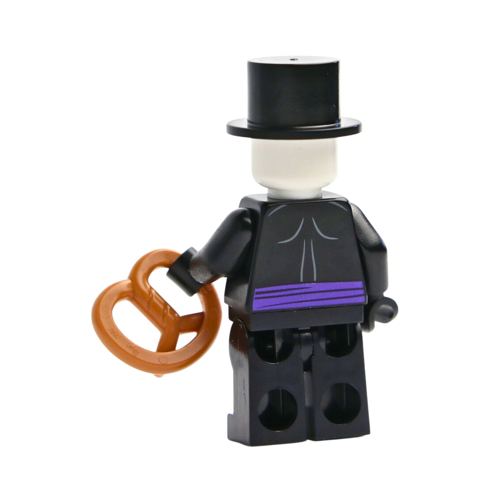 Baron Bones - The Dapper Skeleton with a Curious Pretzel - 100% LEGO Custom Built Minifigure