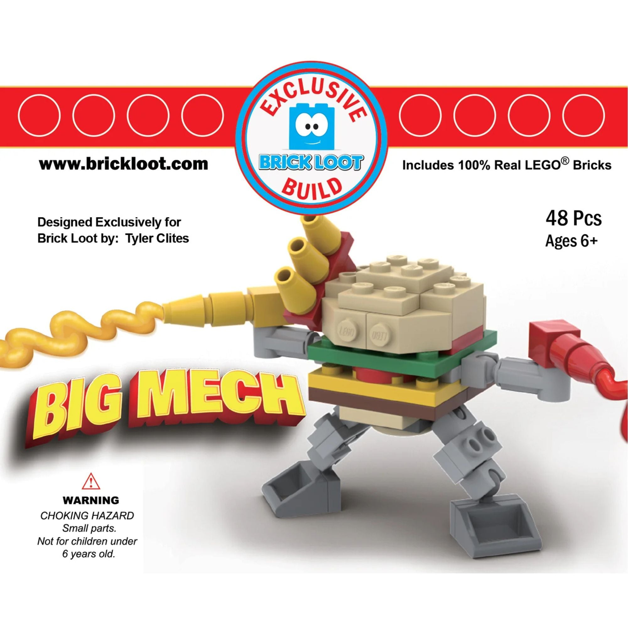 Exclusive Brick Loot Build Big Mech – 100% LEGO Bricks