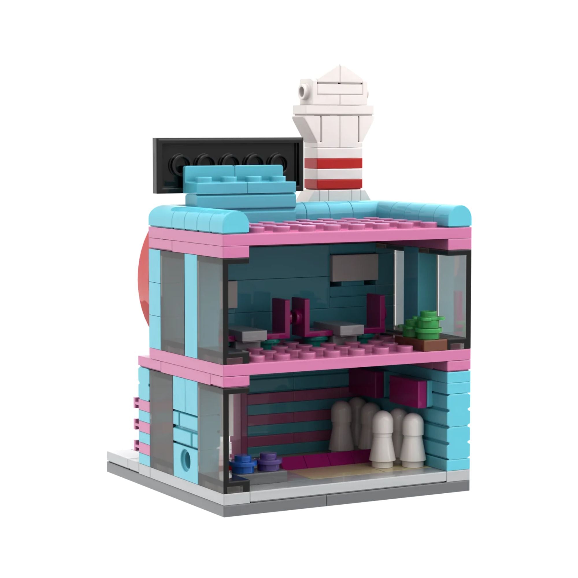 Mini City - Blok n' Bowl Bowling Alley Brick Set