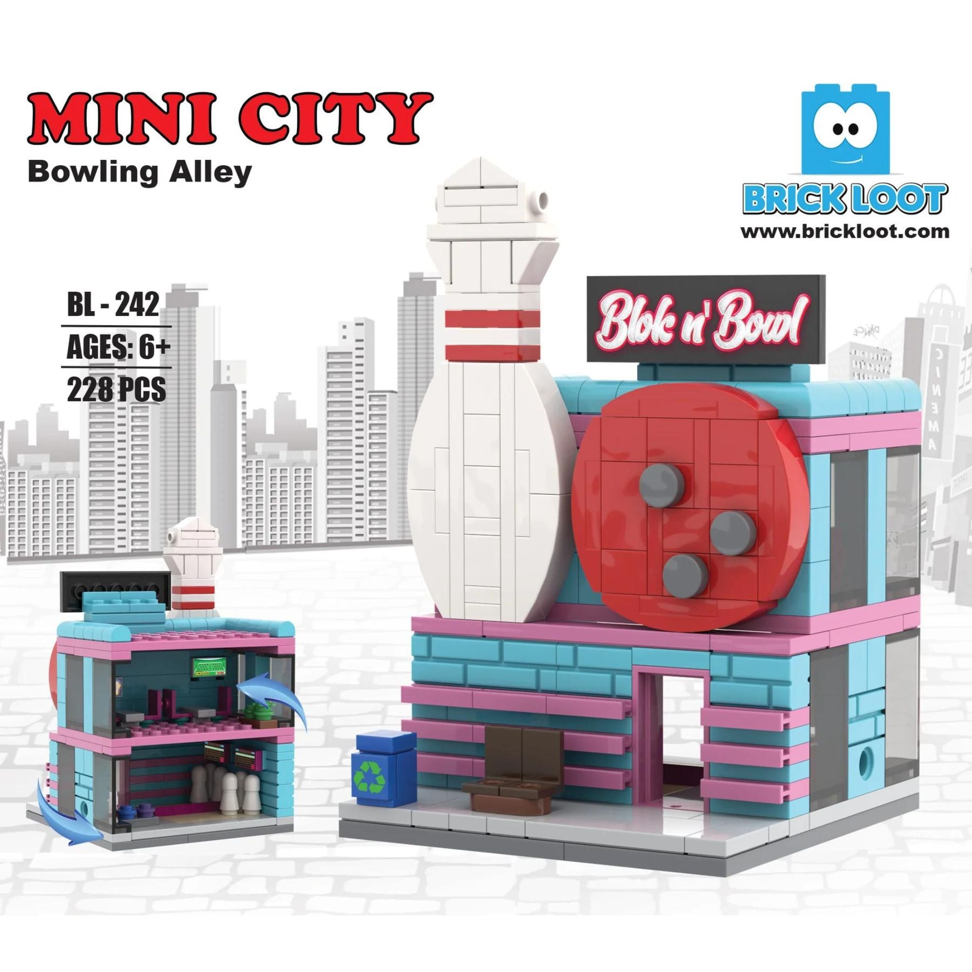 Mini City - Blok n' Bowl Bowling Alley