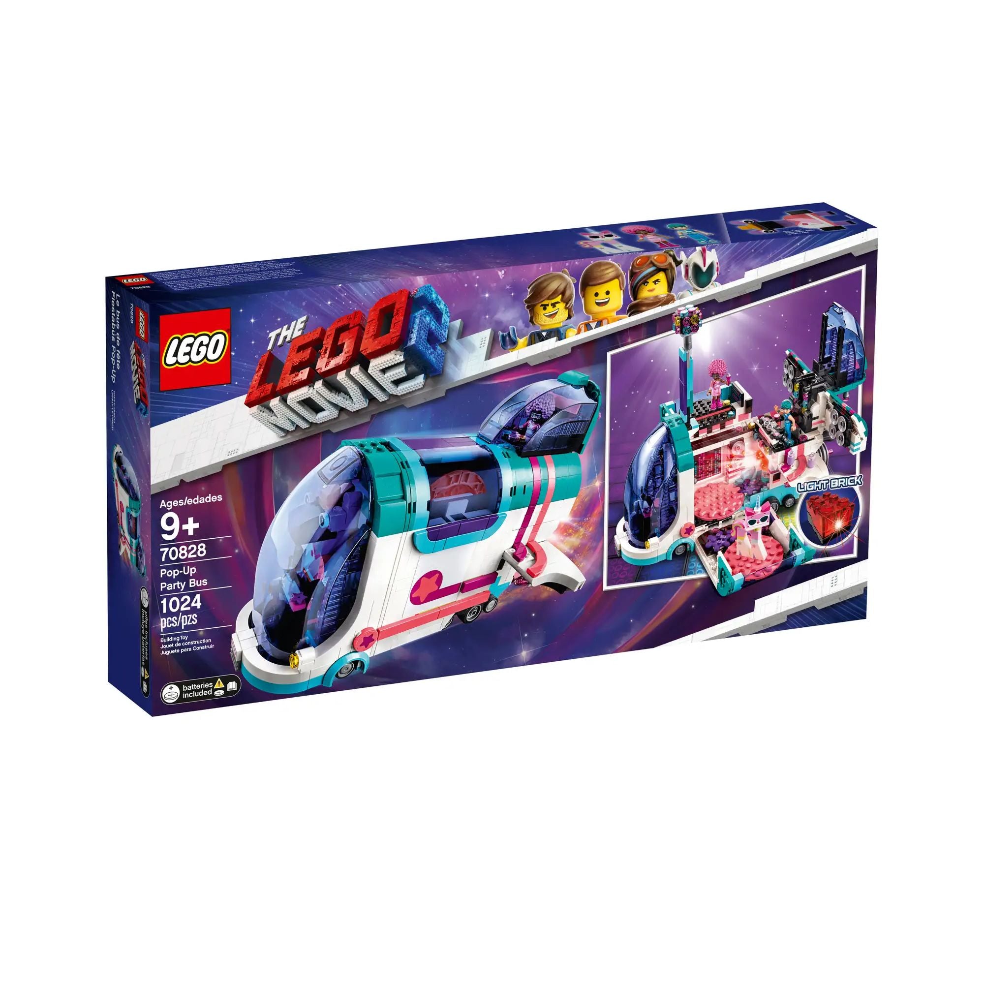 LEGO The LEGO Movie 2: Pop-Up Party Bus Set (70828)