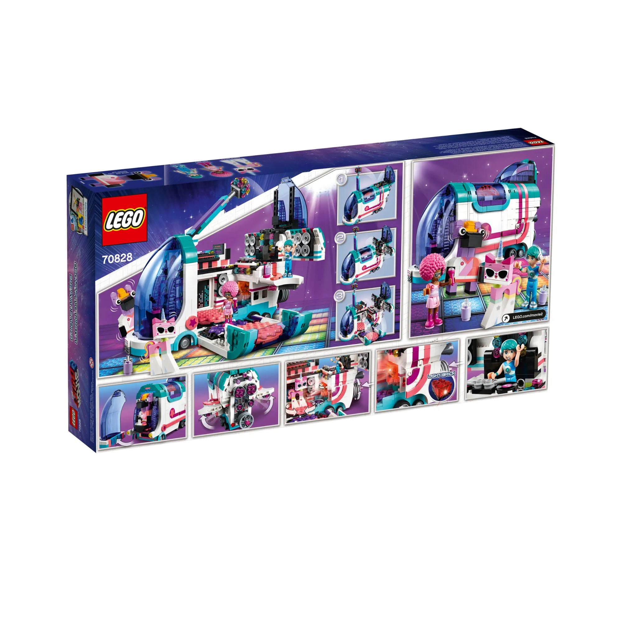 LEGO The LEGO Movie 2: Pop-Up Party Bus Set (70828)