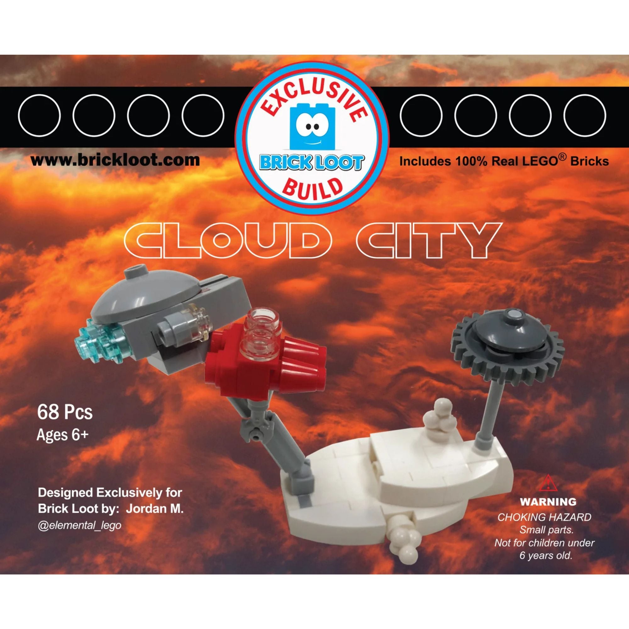 Exclusive Brick Loot Build Cloud City  – 100% LEGO Bricks