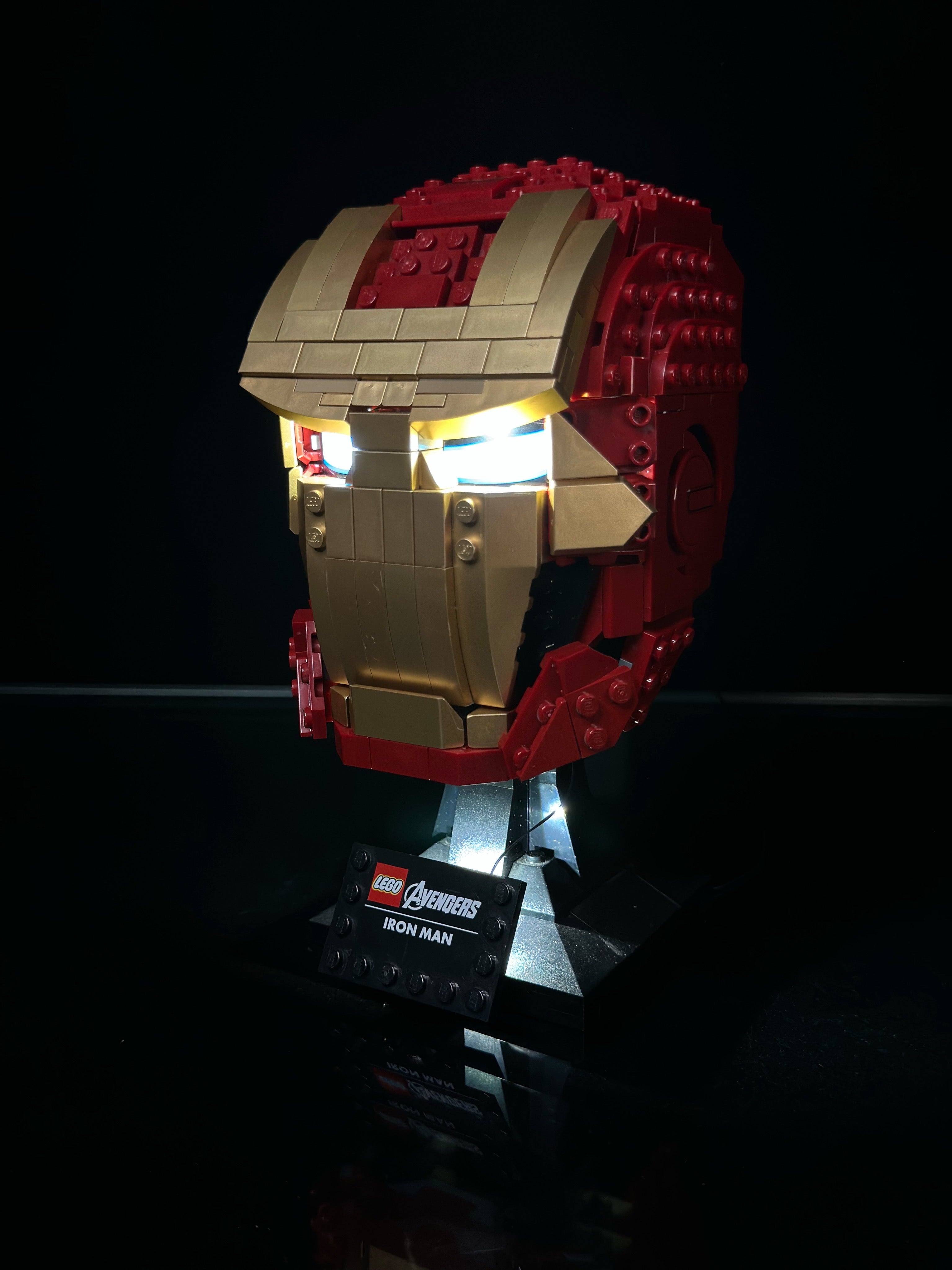 Brick Loot Original LED Light Kit for LEGO Marvel Iron Man Helmet