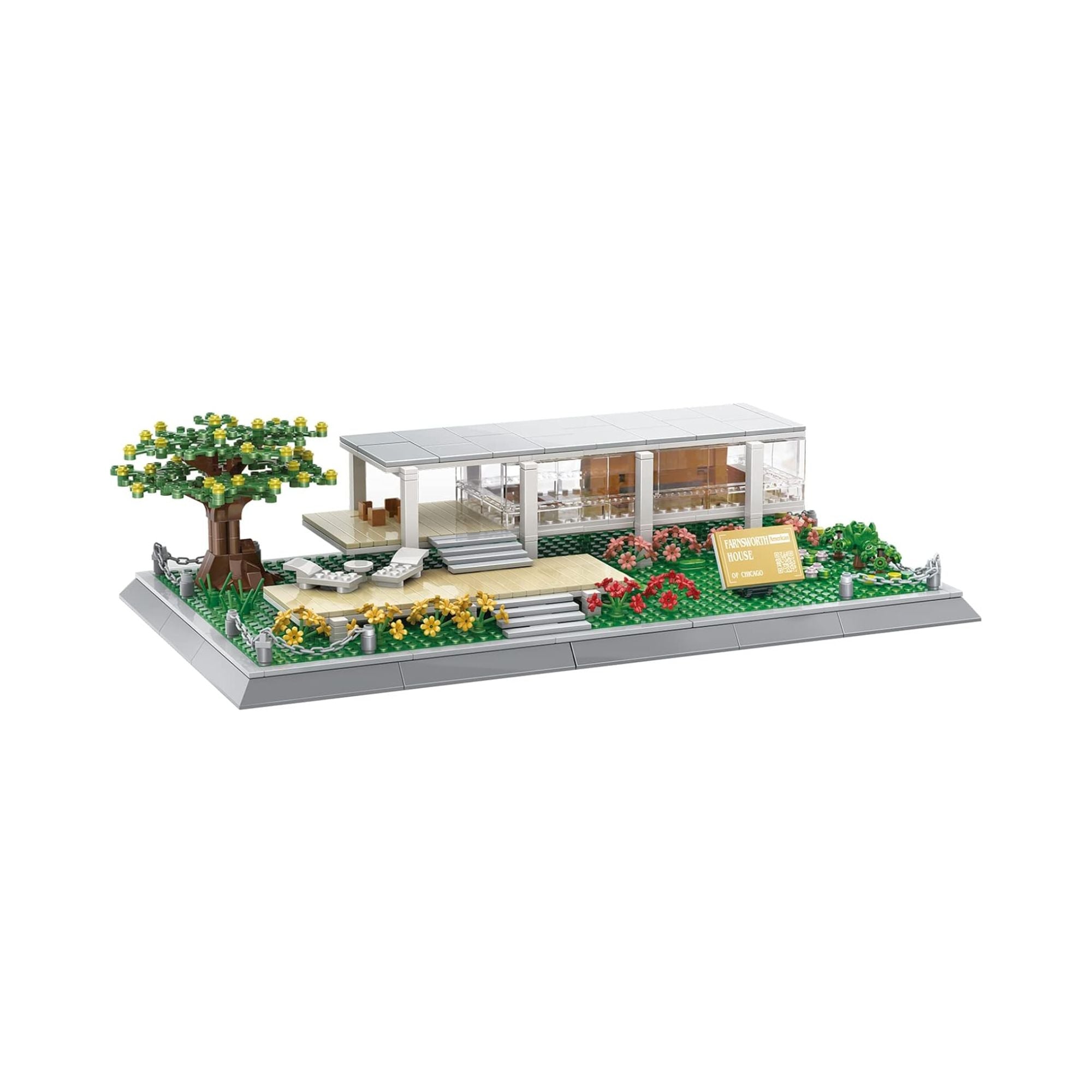 Architecture The Farnsworth House Brick Set