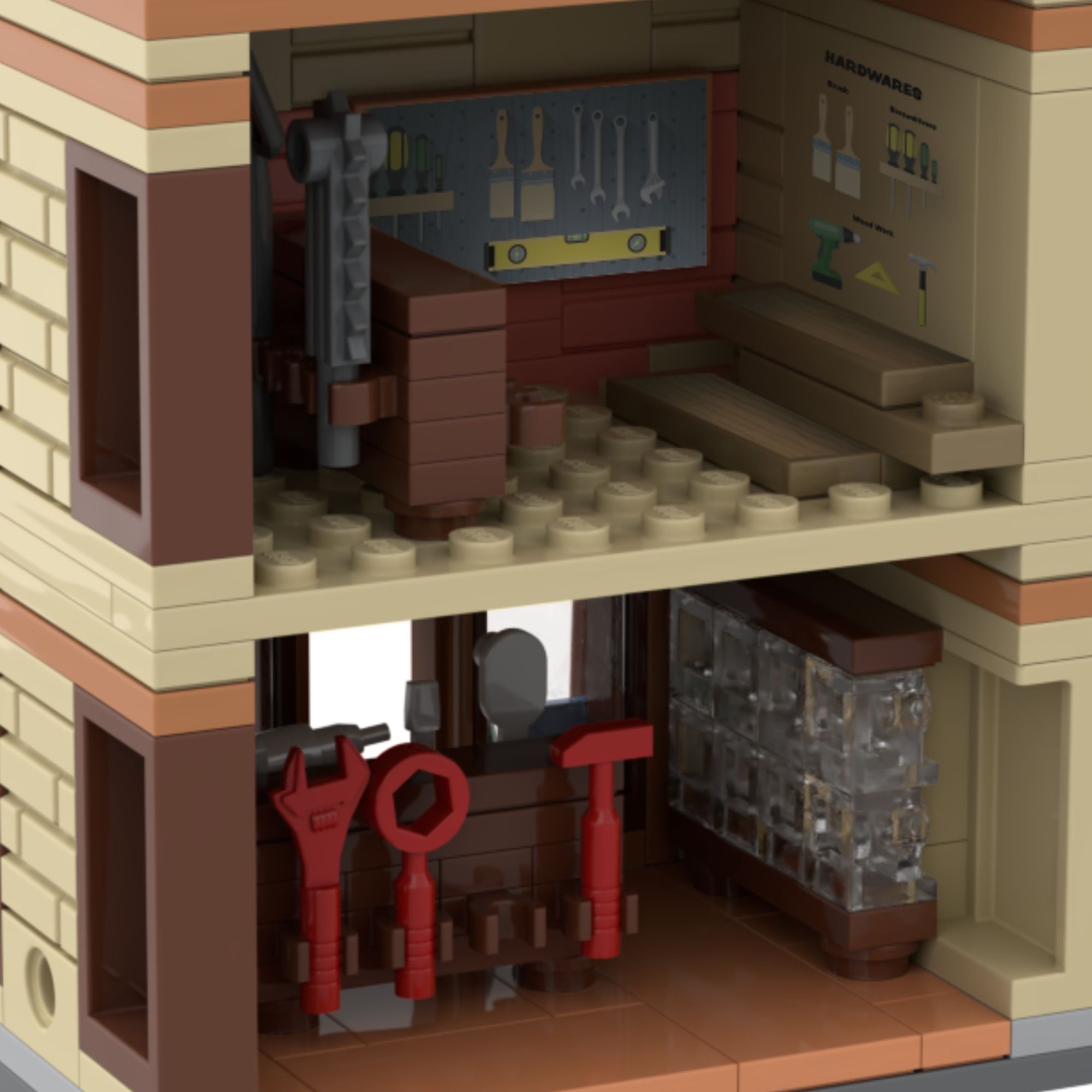 Mini City - Hardware Store Brick Set