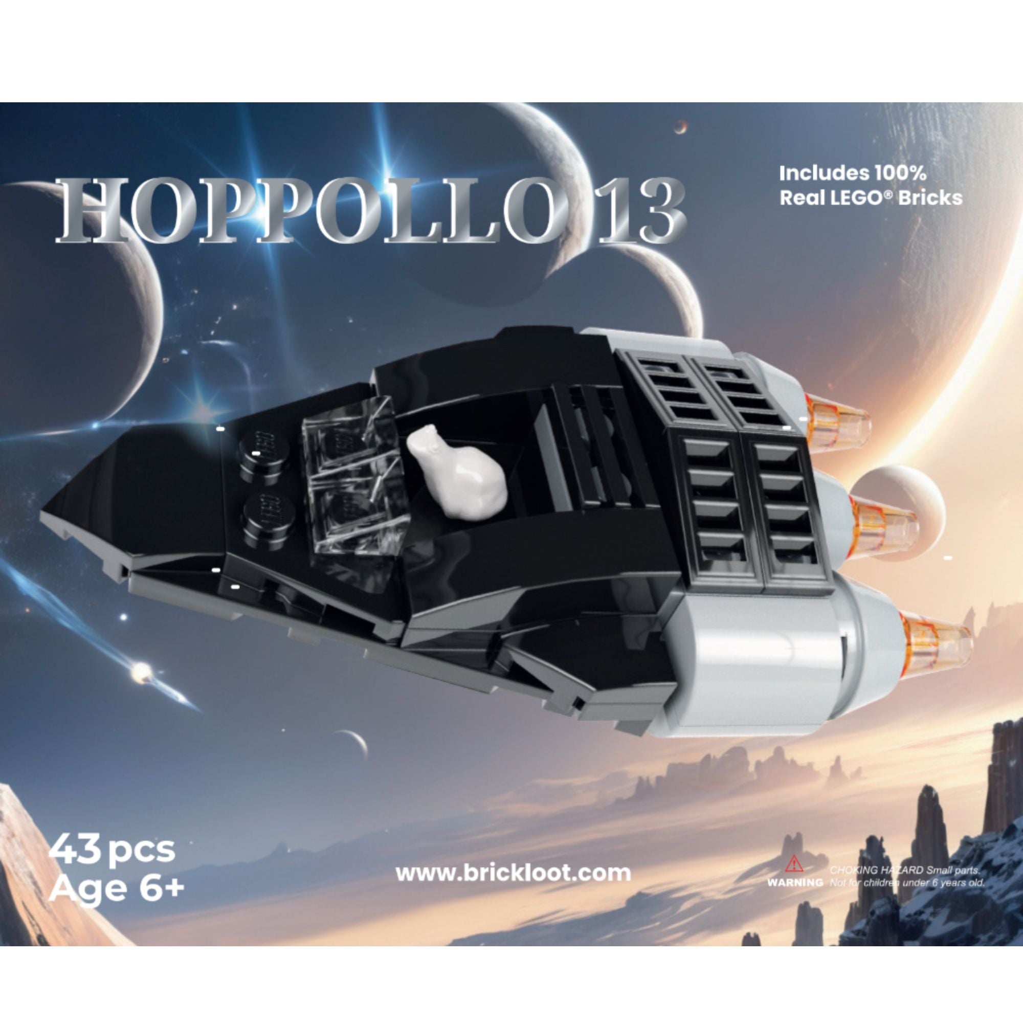 Hoppollo 13 – Exclusive Limited Edition LEGO® Brick Build