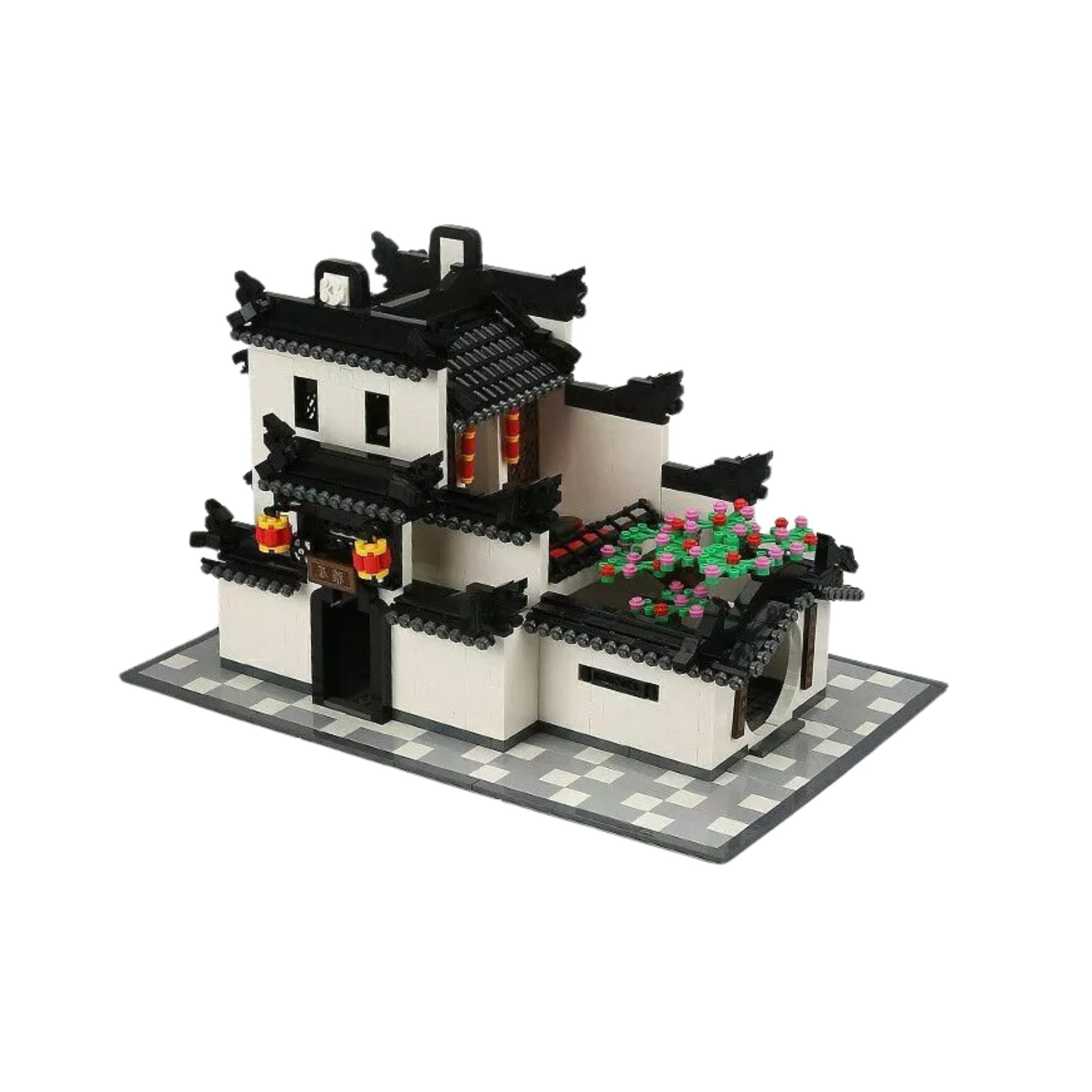 Architecture The Hui-Style House Brick Set