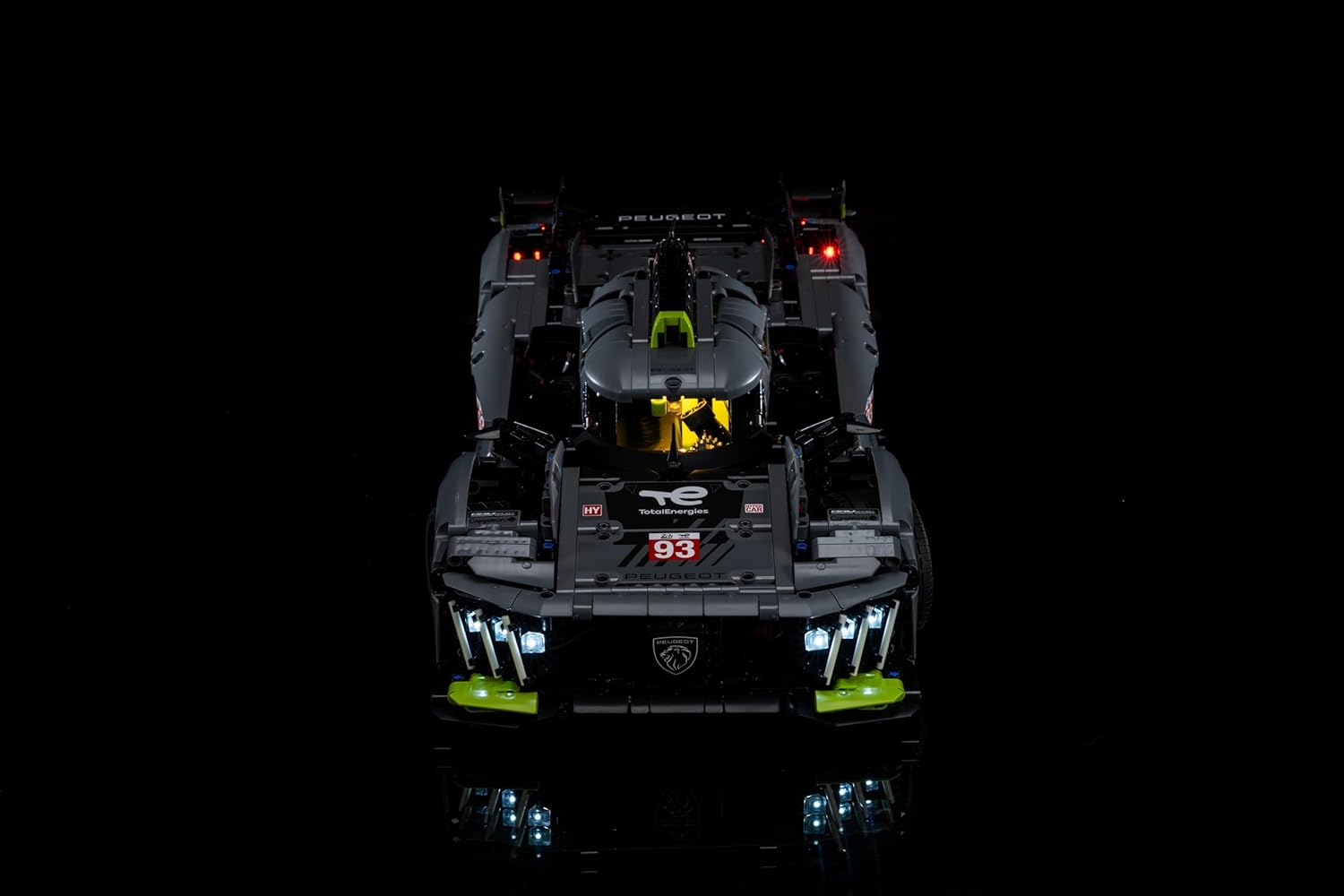 LED Lighting Kit for LEGO Peugeot 9x8H Le Mans Hybrid Hypercar 42156