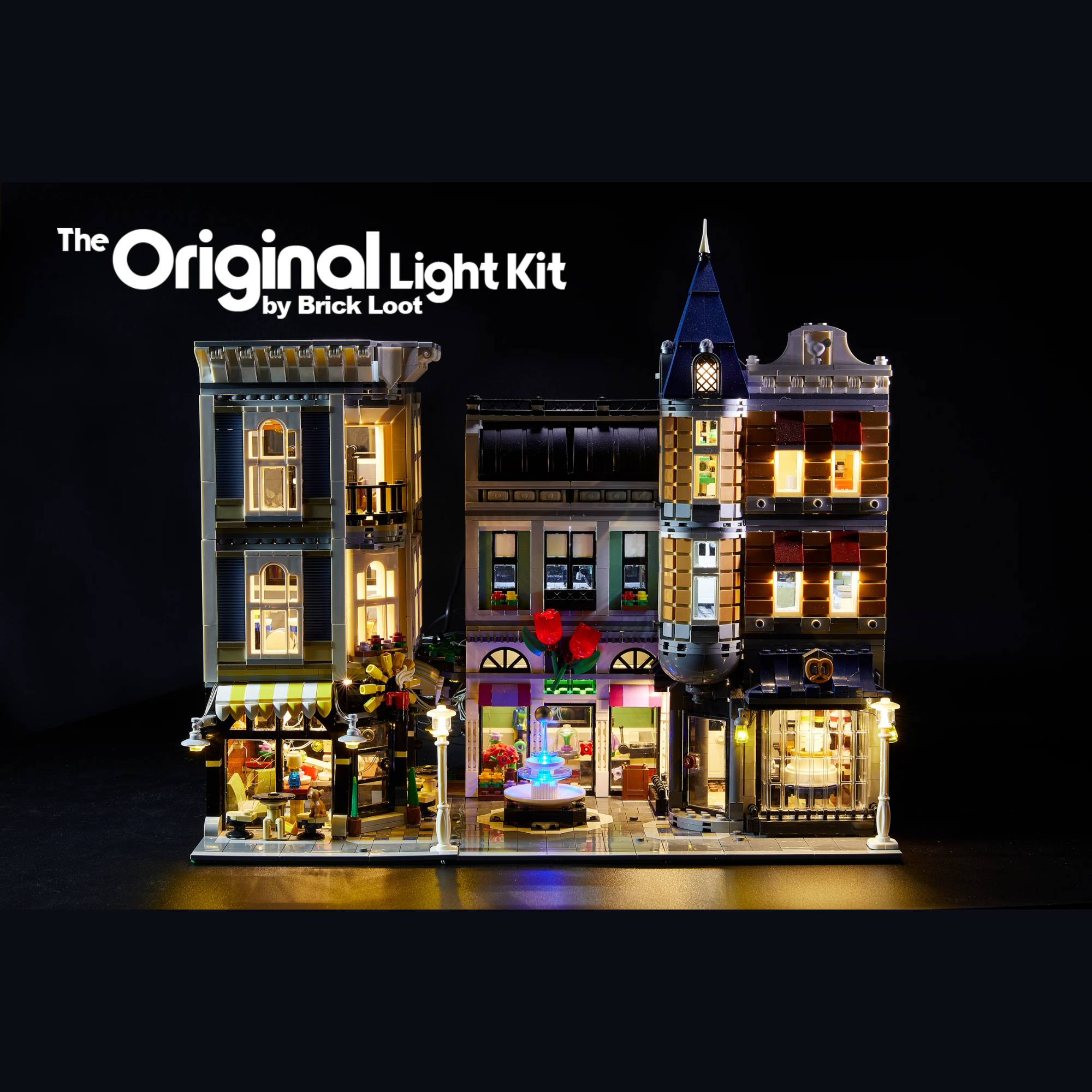 LED Lighting Kit for LEGO Assembly Square (10255)