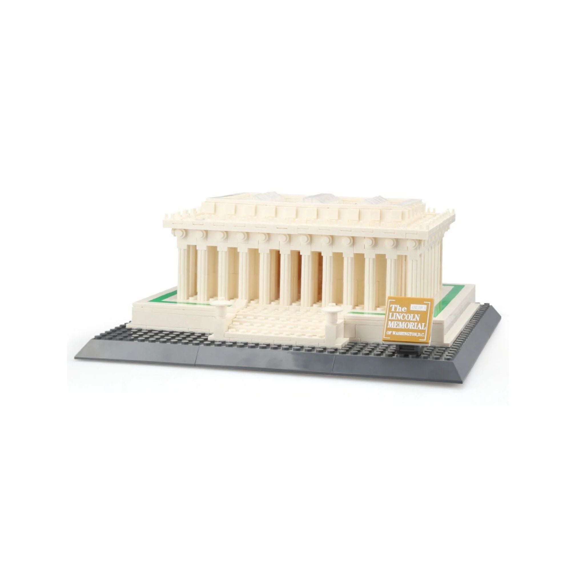 Architecture The Lincoln Memorial of Washington DC Brick Set