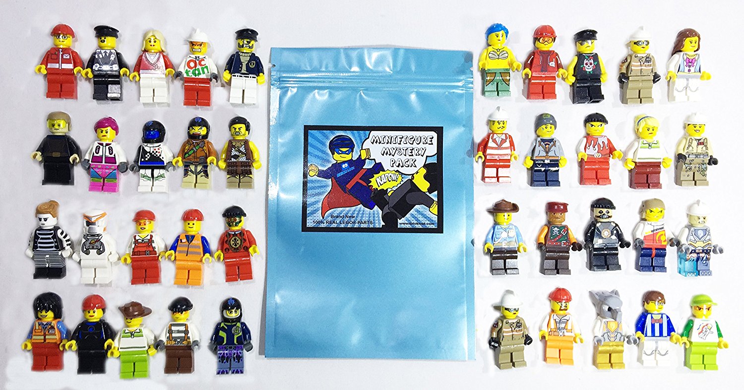 Pack of 10 Random Authentic LEGO Minifigures – 100% Genuine LEGO Figures