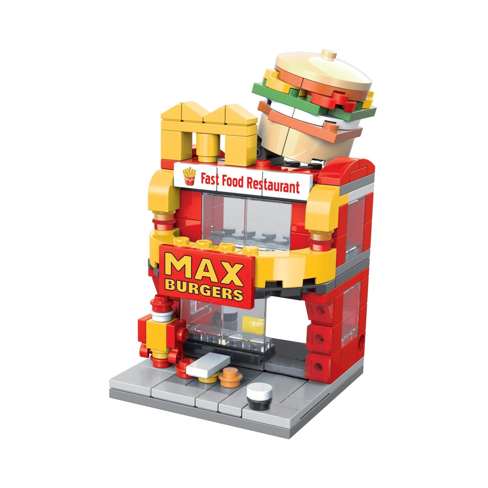 Mini City - Max Burgers Brick Set