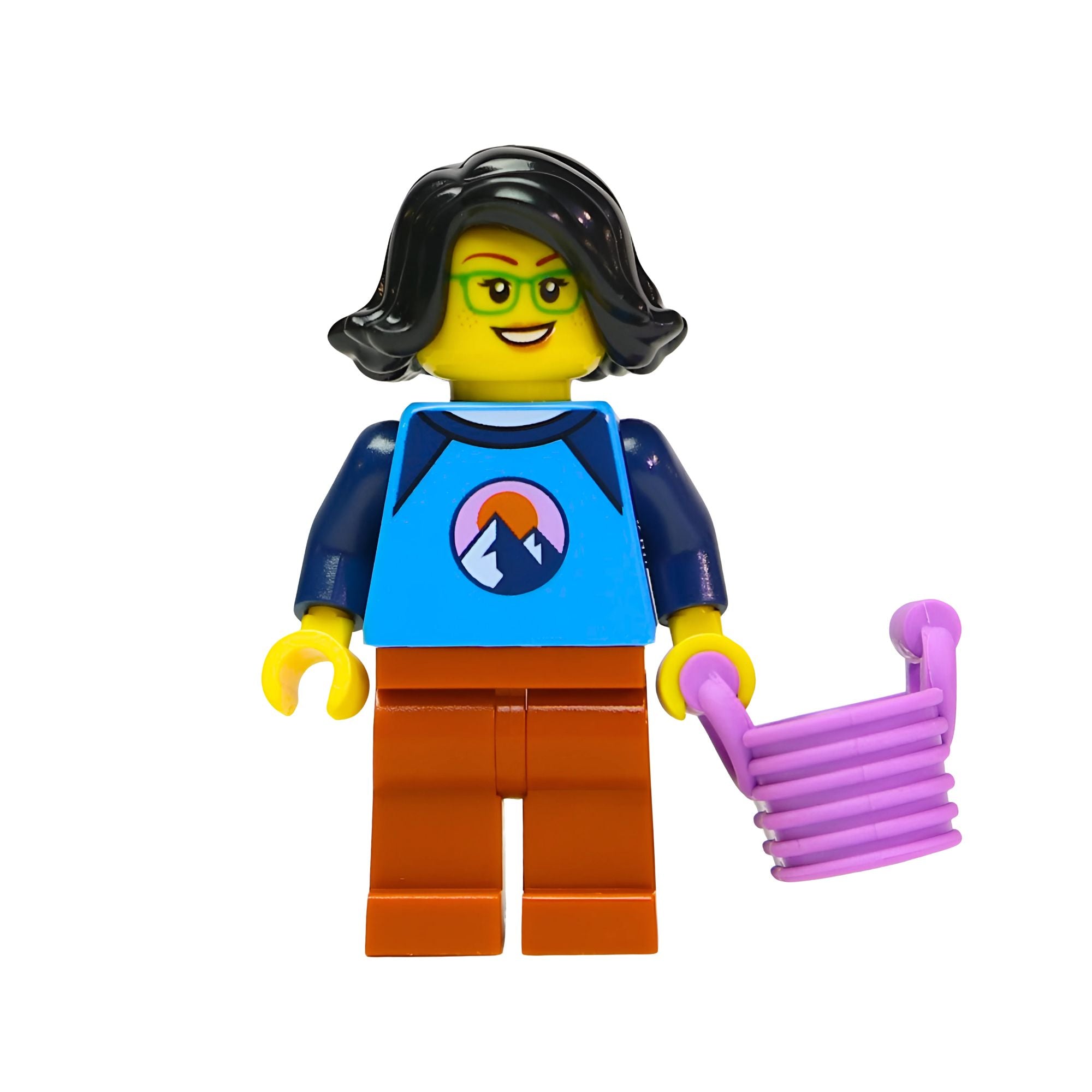 Lena the Grocery Shopper - Custom Built 100% LEGO Minifigure