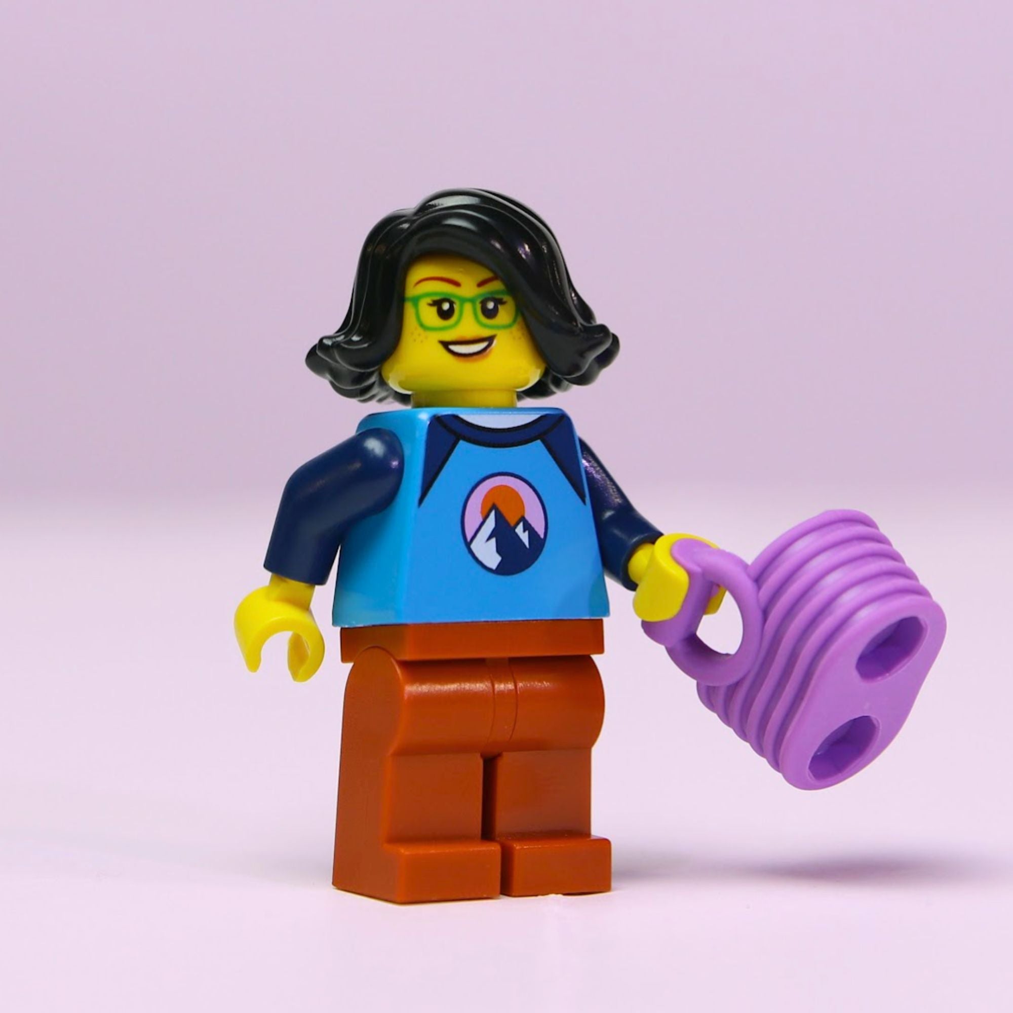 Lena the Grocery Shopper - Custom Built 100% LEGO Minifigure