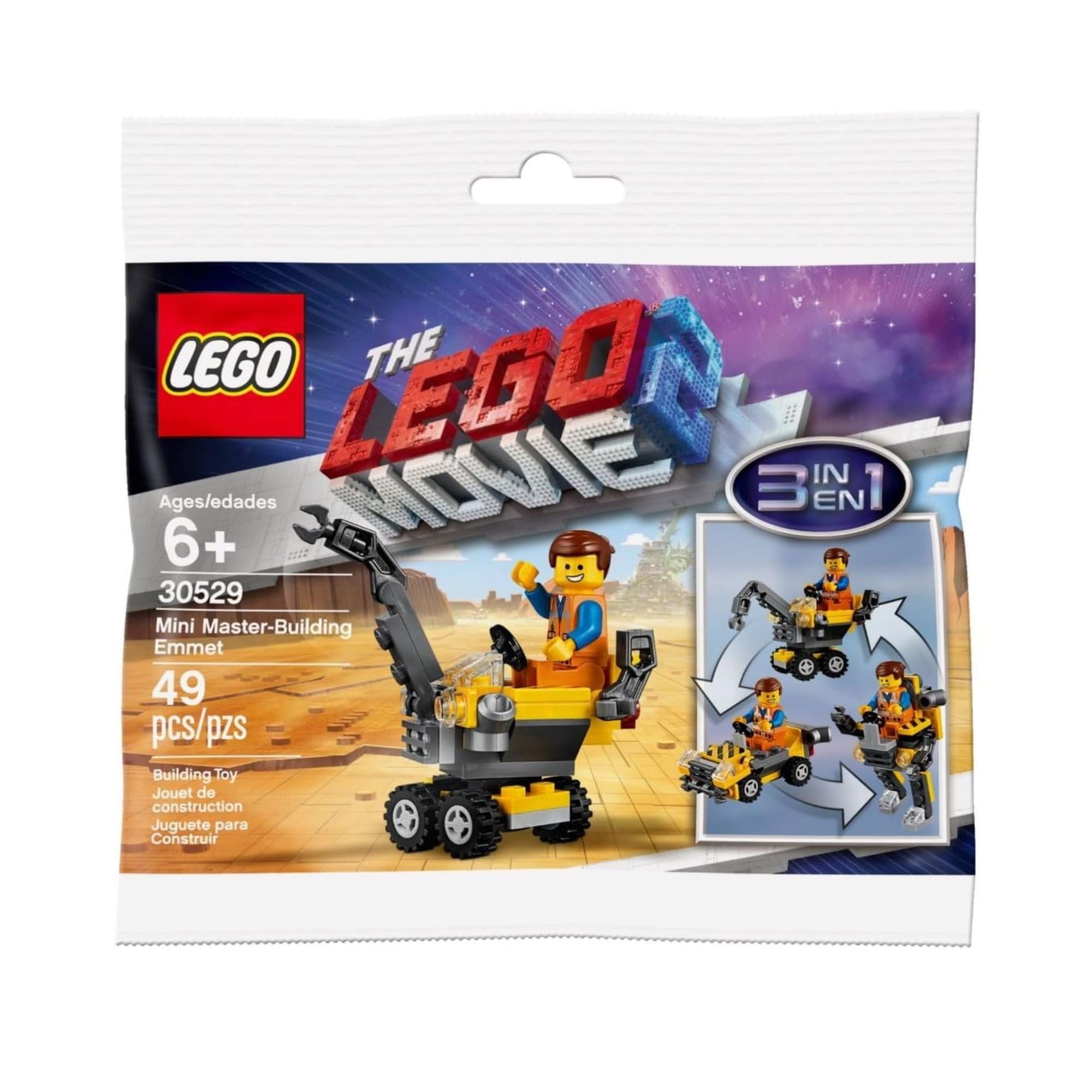 The LEGO Movie 2 Mini Master-Building Emmet Set 30529 - 3-in-1 Polybag