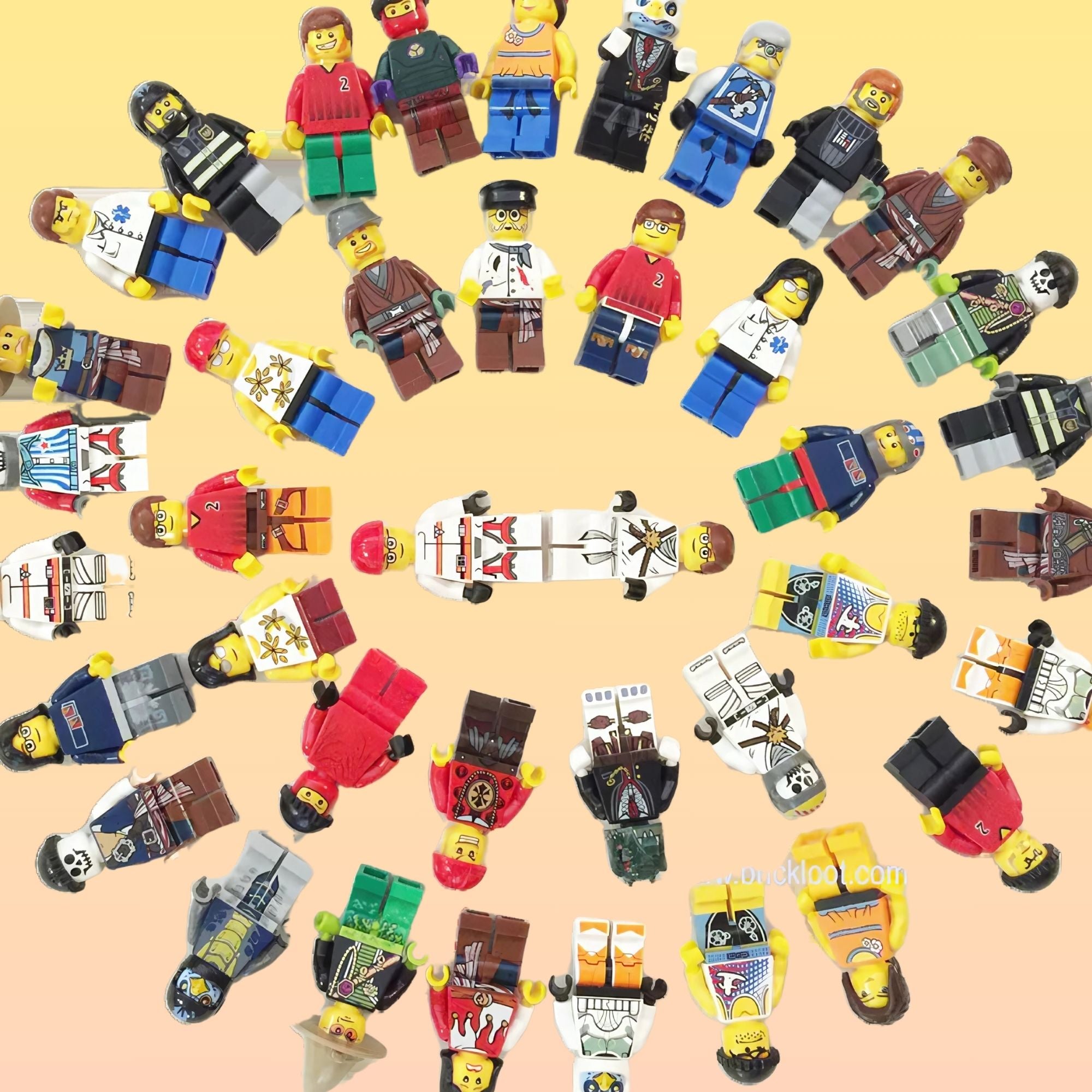 Pack of 10 Random Authentic LEGO Minifigures – 100% Genuine LEGO Figures