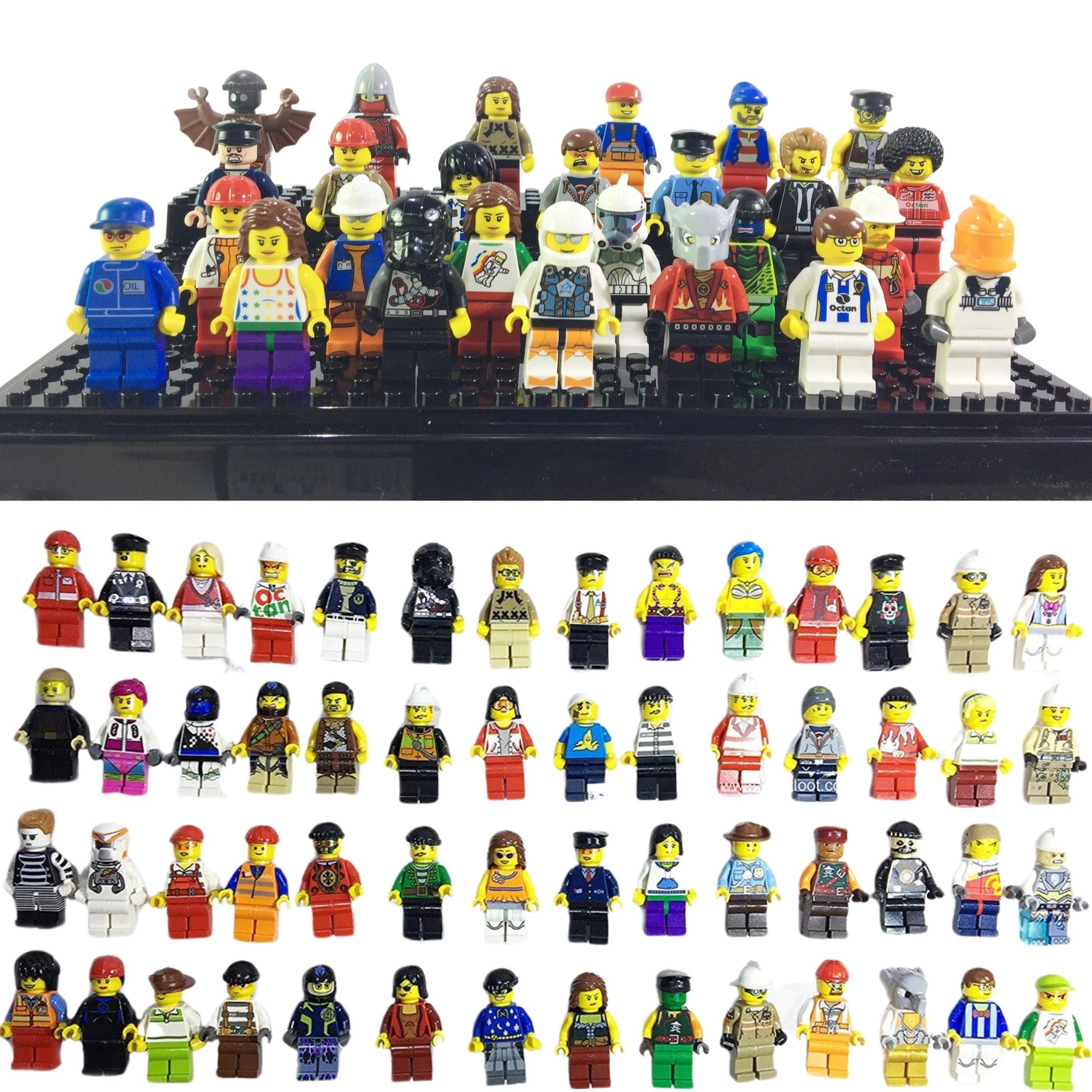 Pack of 10 Random Authentic LEGO Minifigures – 100% Genuine LEGO Figures