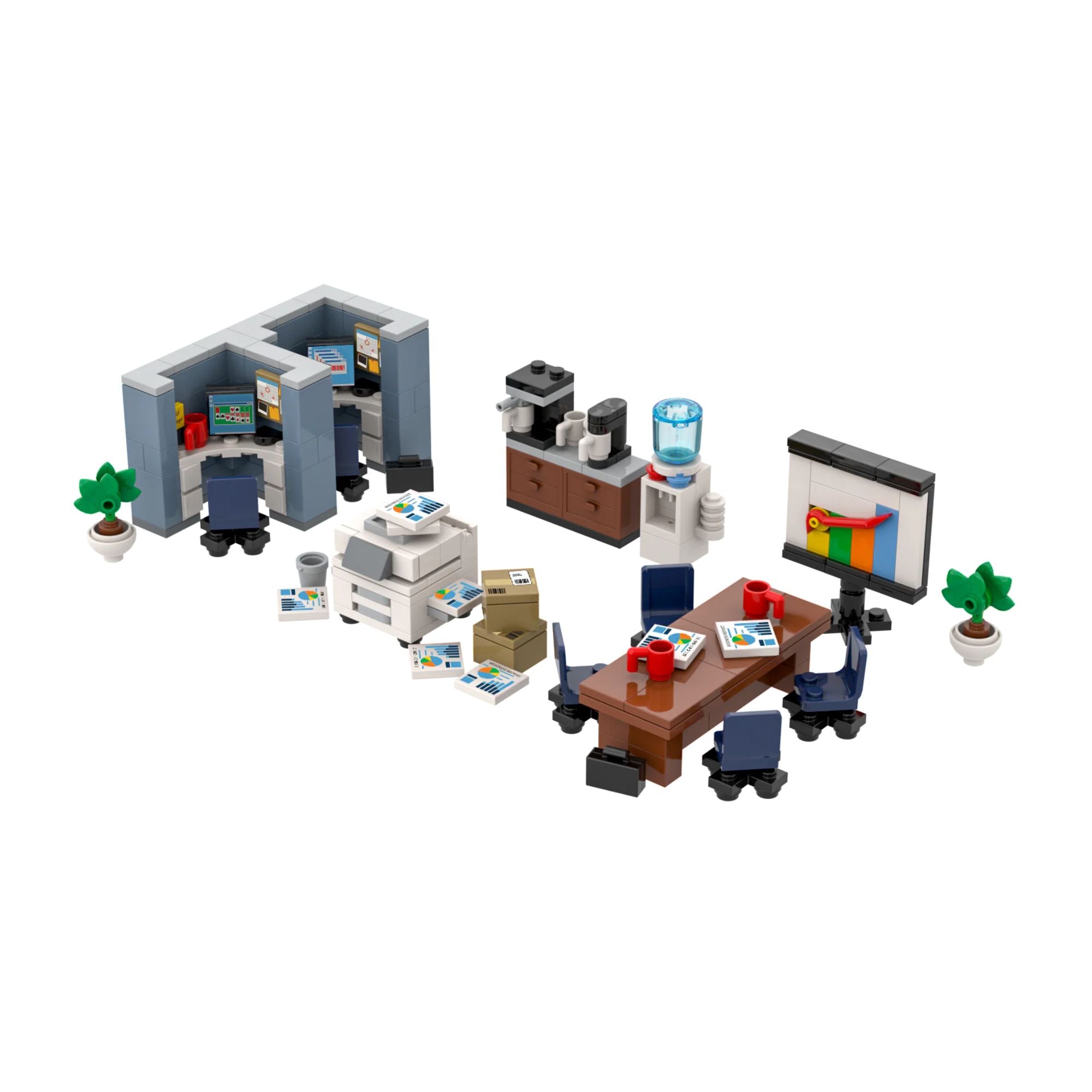 Office Furniture Brick Set