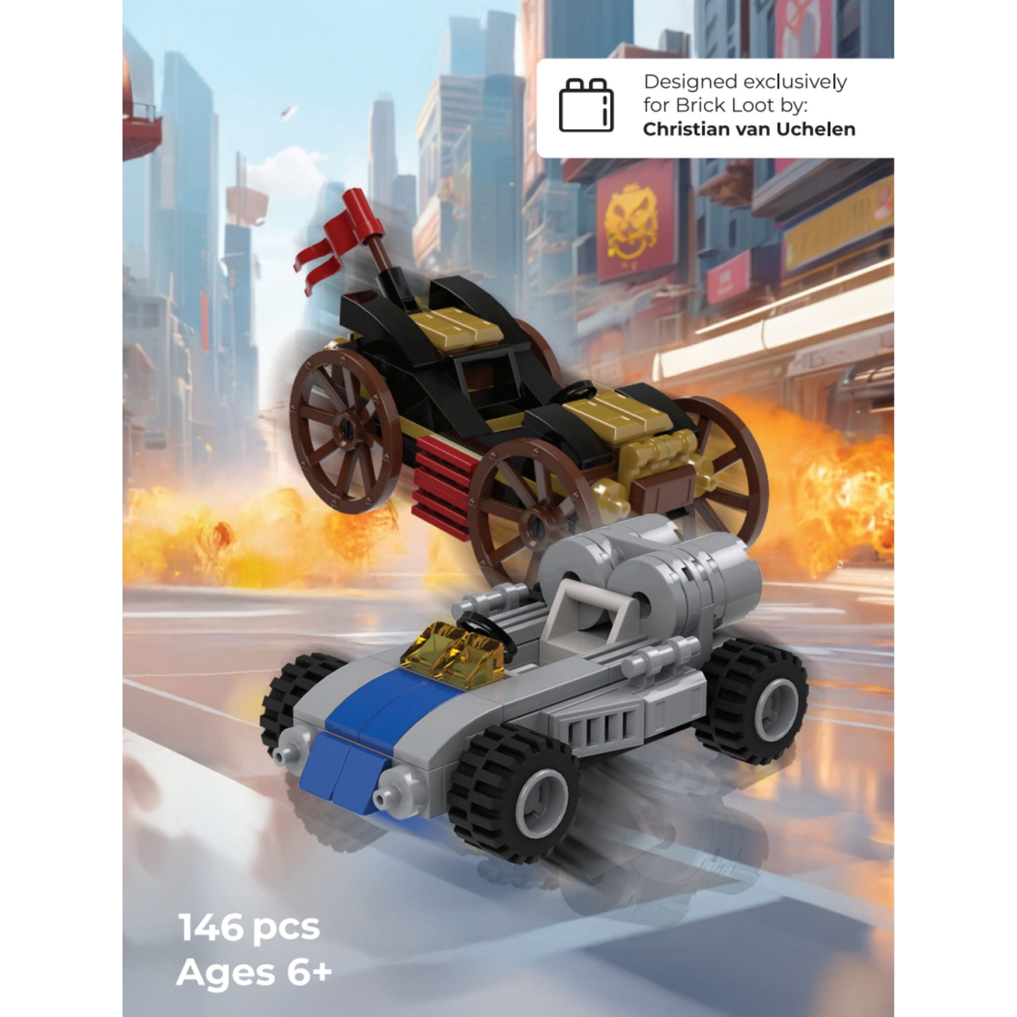 Rover Racer & Dubloon Dragster – Exclusive LEGO Brick Build