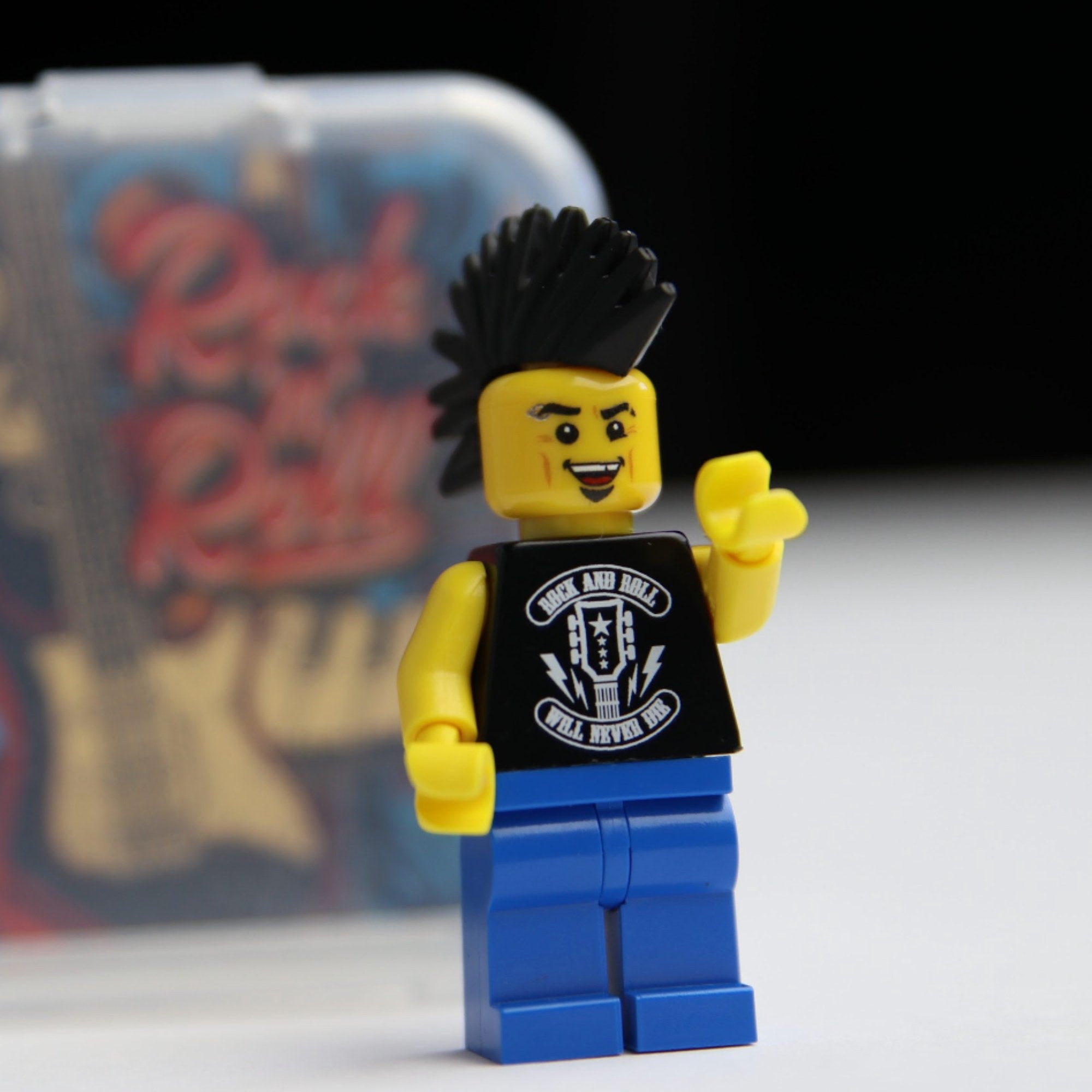 Axel Hawk- Rocker Custom Printed Minifigure