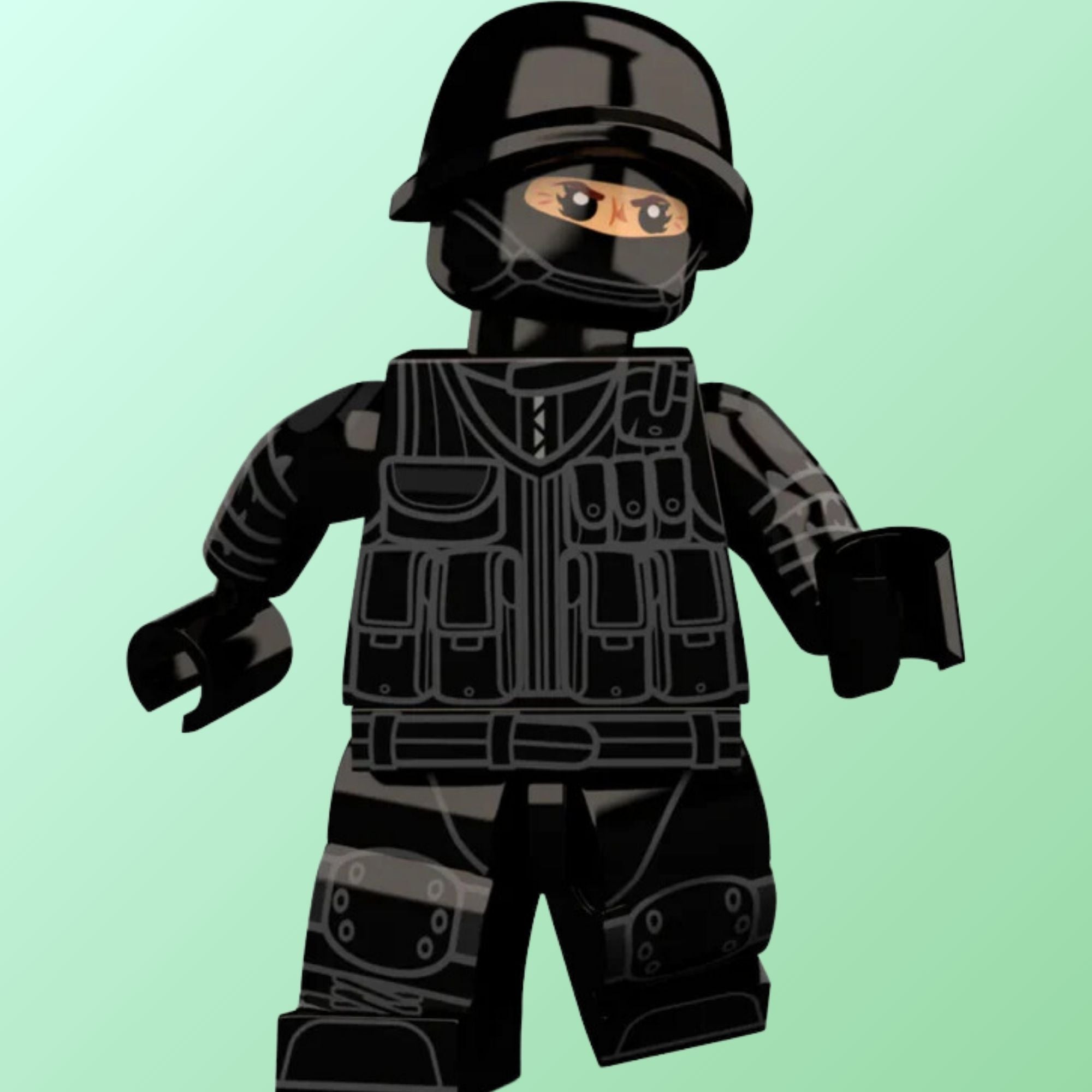 Special Ops Custom Printed Minifigure - Brick Loot Exclusive