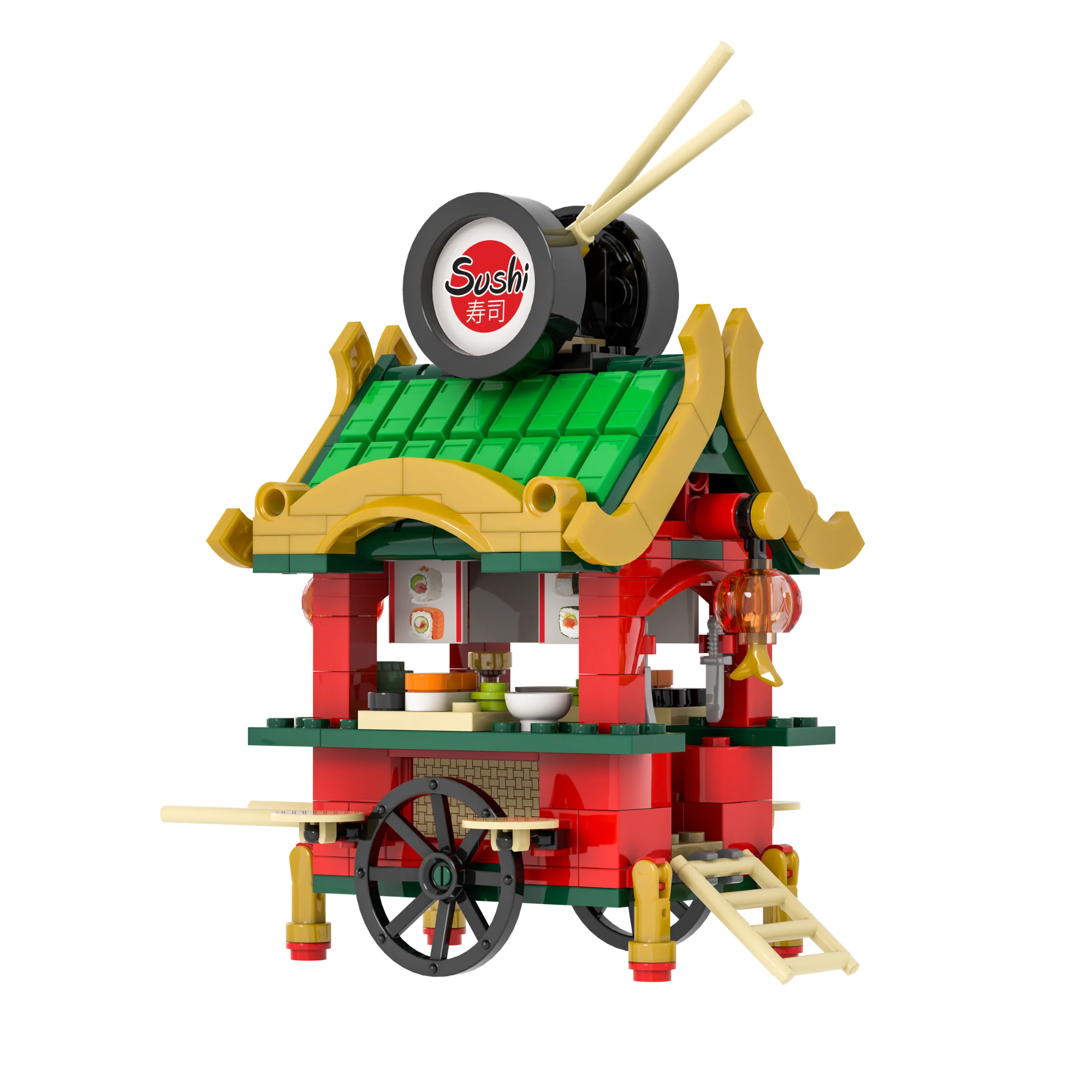 Sushi Cart Brick Set