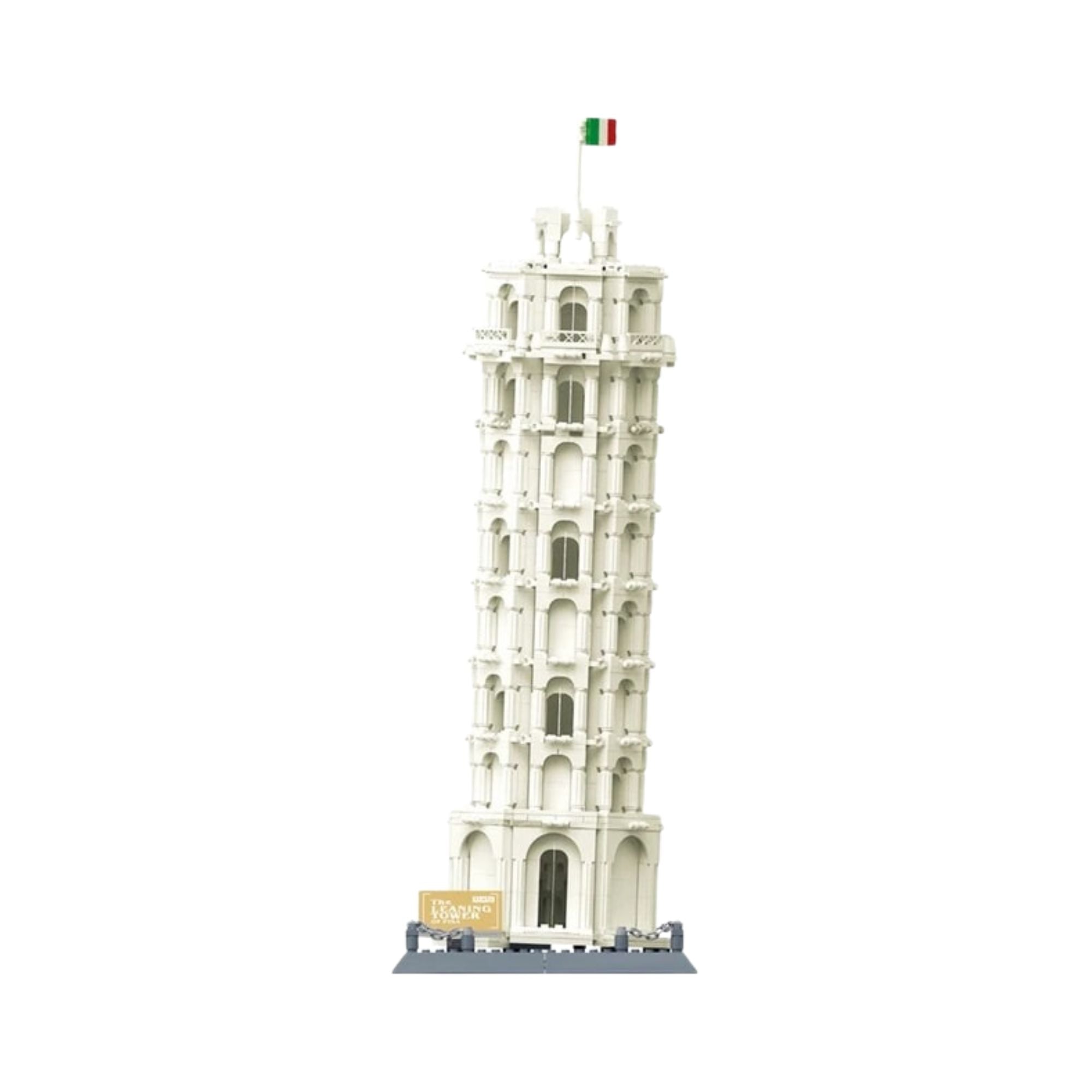 Architecture The Leaning Tower of Pisa Brick Set